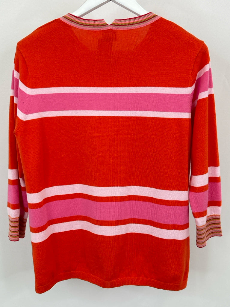 CABI Women Size S RED AND PINK Sweater