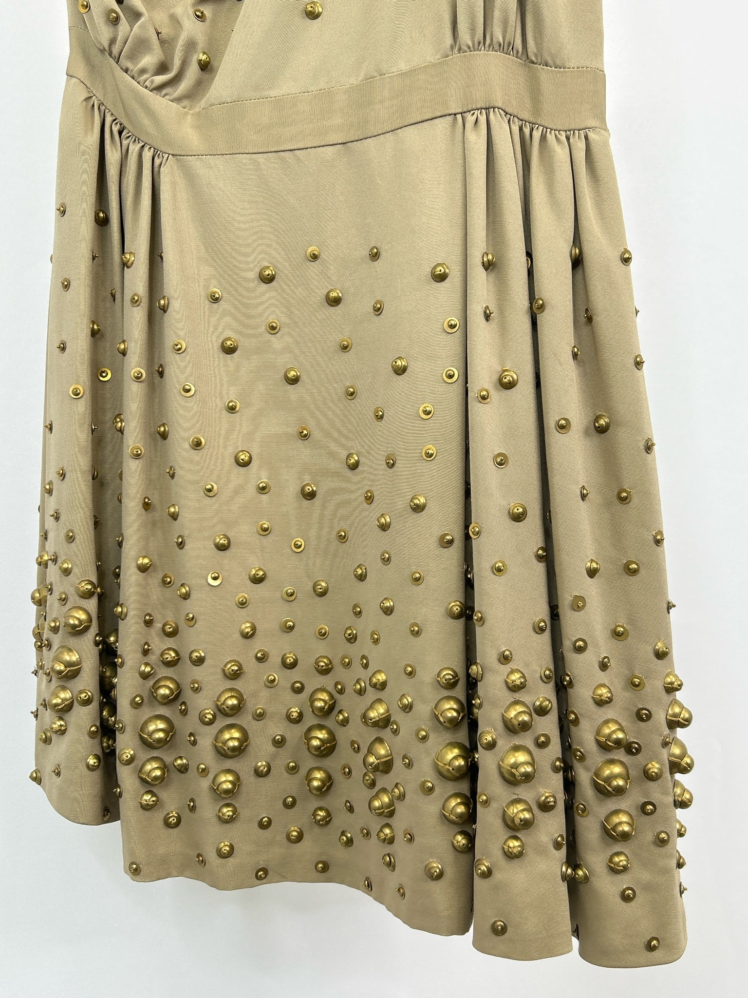 Adam Lippes Size 8 Khaki Women Dress NWT