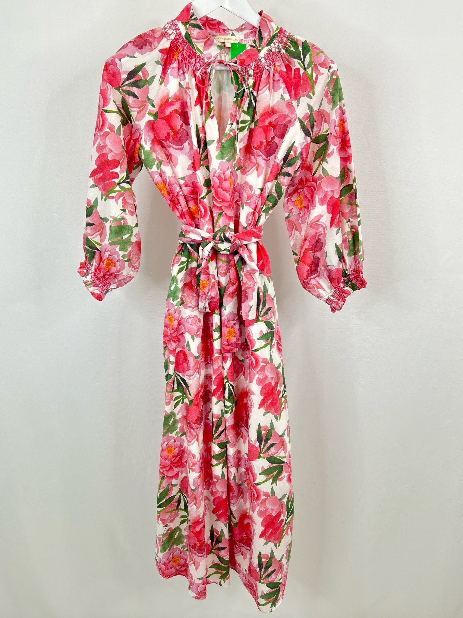 ANN MASHBURN Size S Pink floral Women Dress