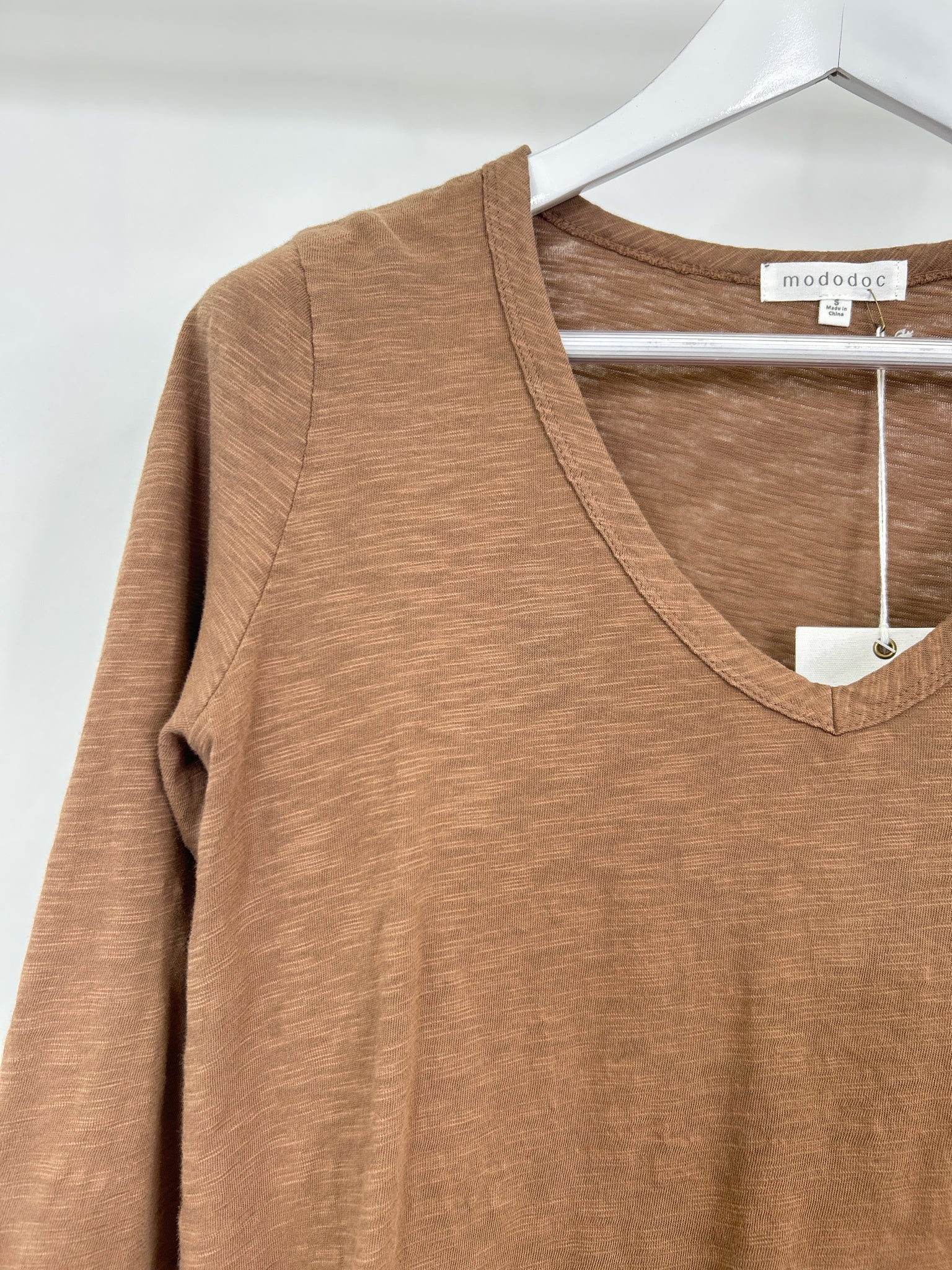 Mododoc NWT Size S Brown Women Top