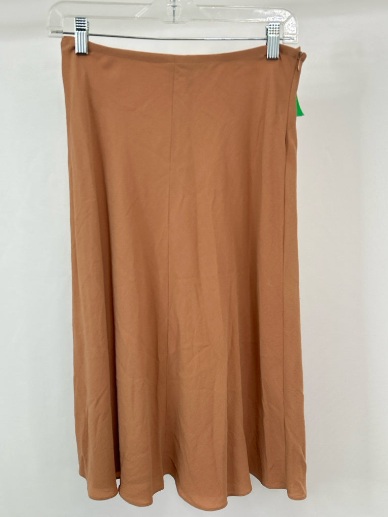 EILEEN FISHER Size P Peach Silk Skirt