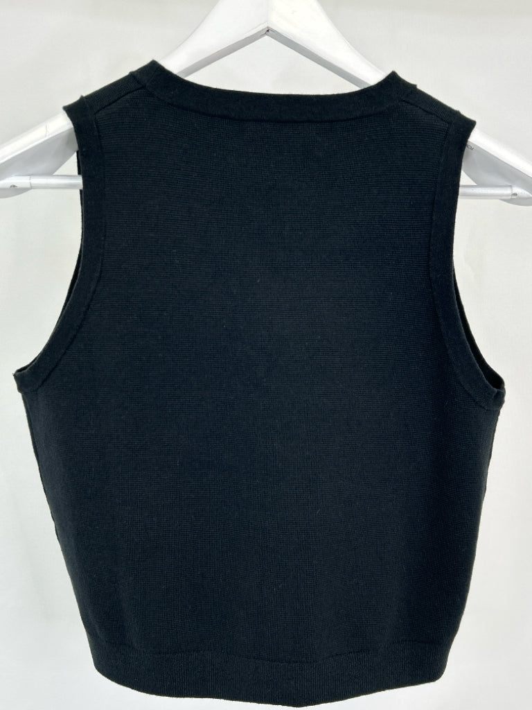 J CREW Size S Black Women's Vest