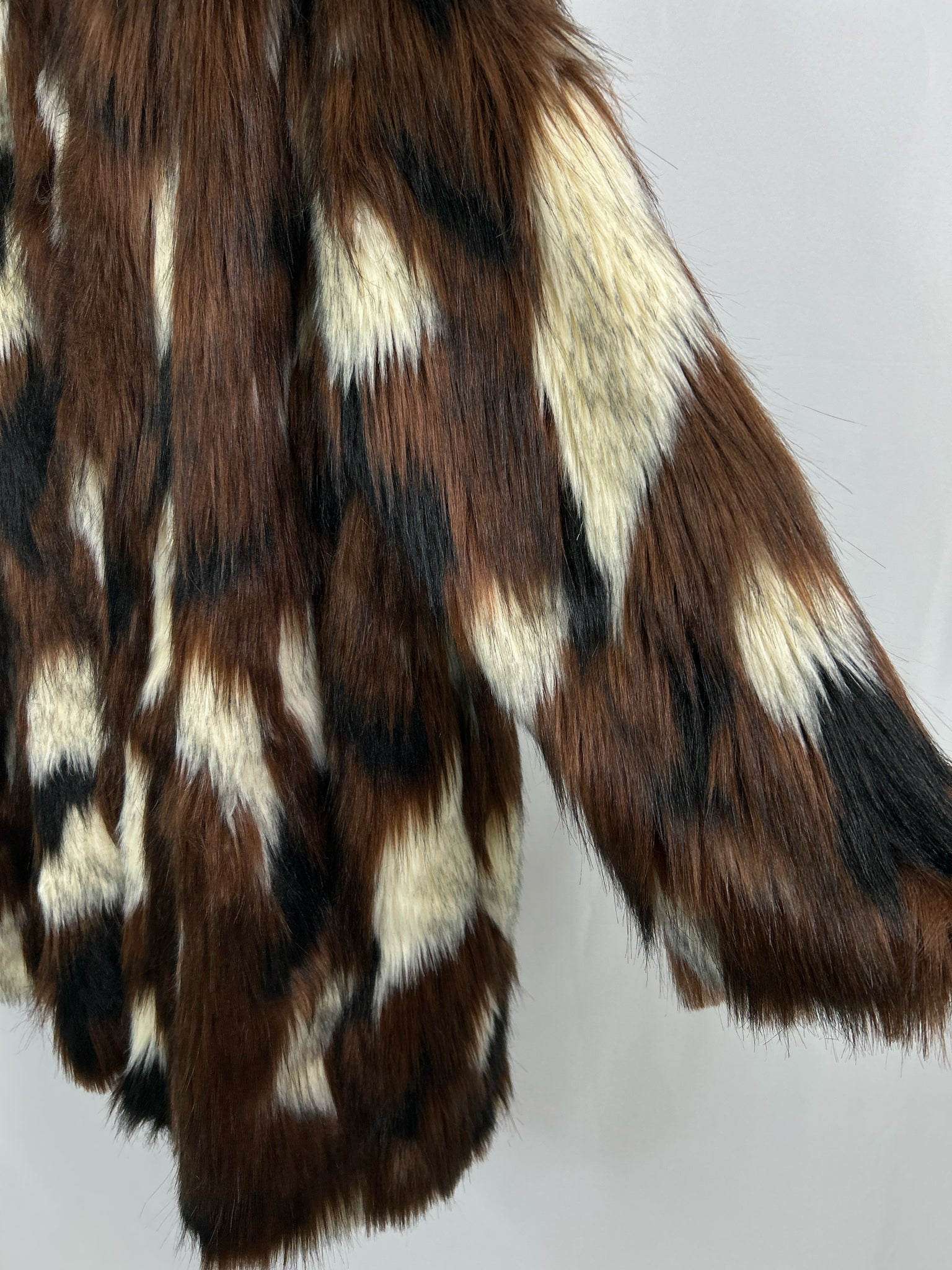 ELVI Size 20 Brown and Black Women Coat