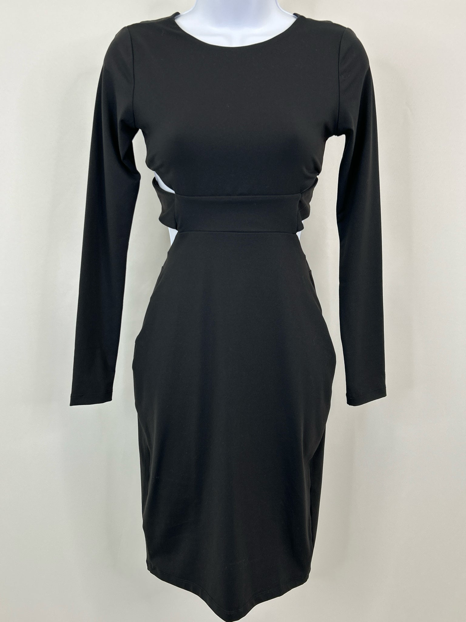 SUSANA MONACO Size XS Charcoal Women Dress NWT