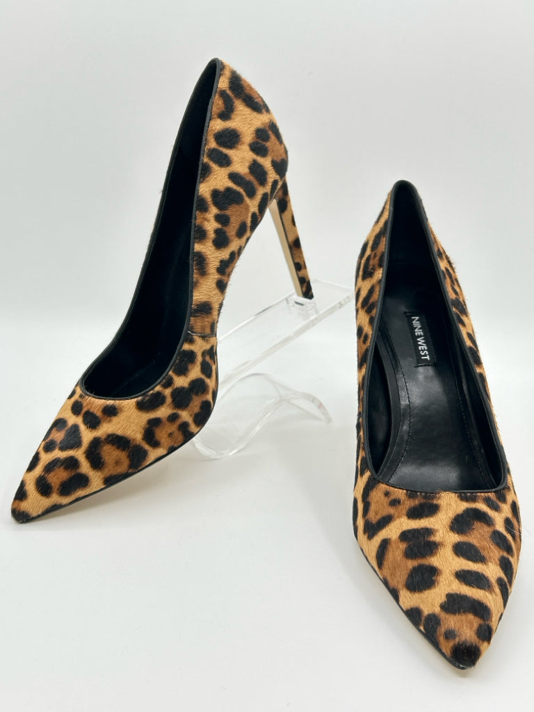 NINE WEST Women Size 11M Animal Print Pumps