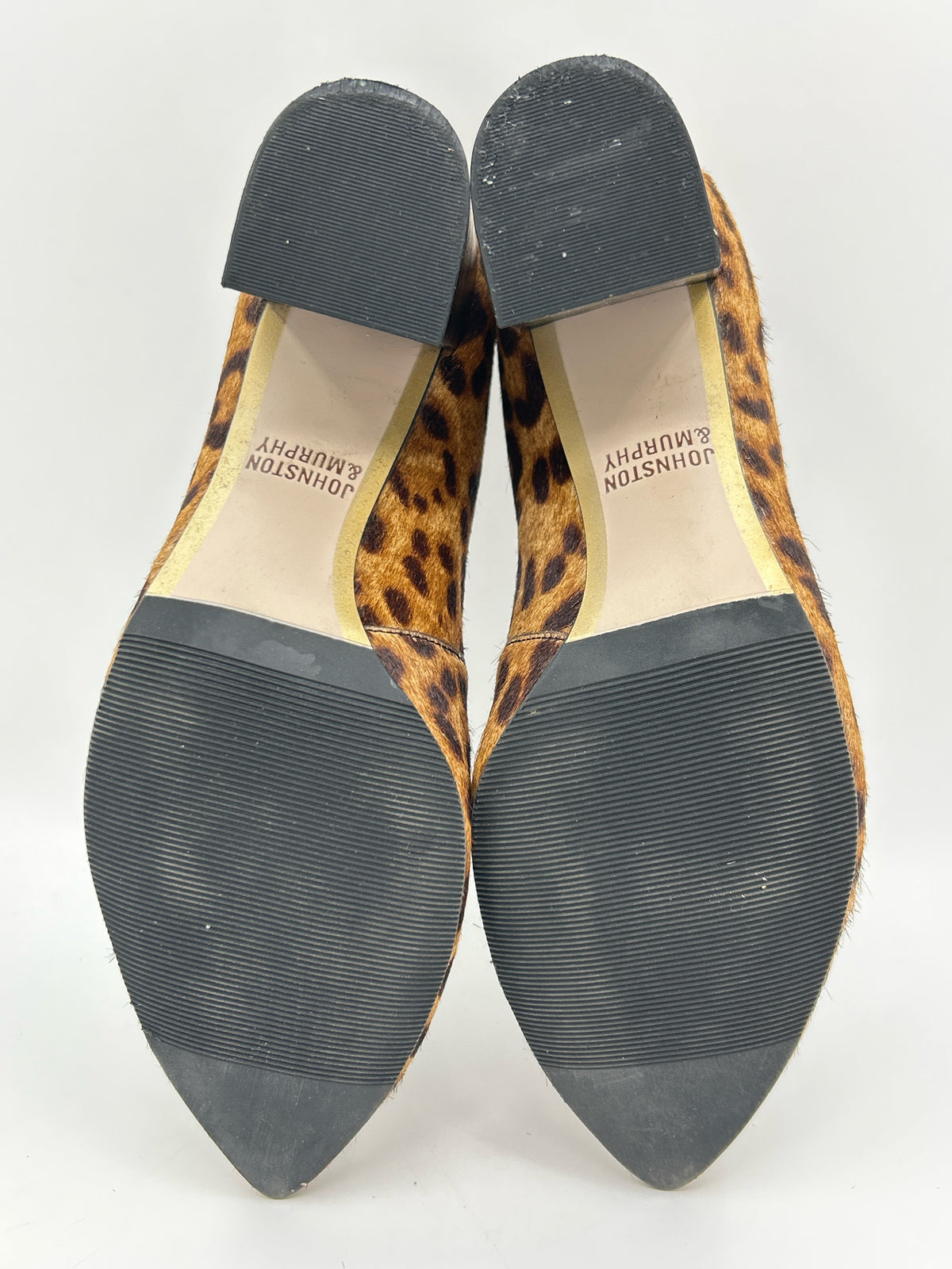 JOHNSTON & MURPHY Size 8M Brown Print Women Pumps