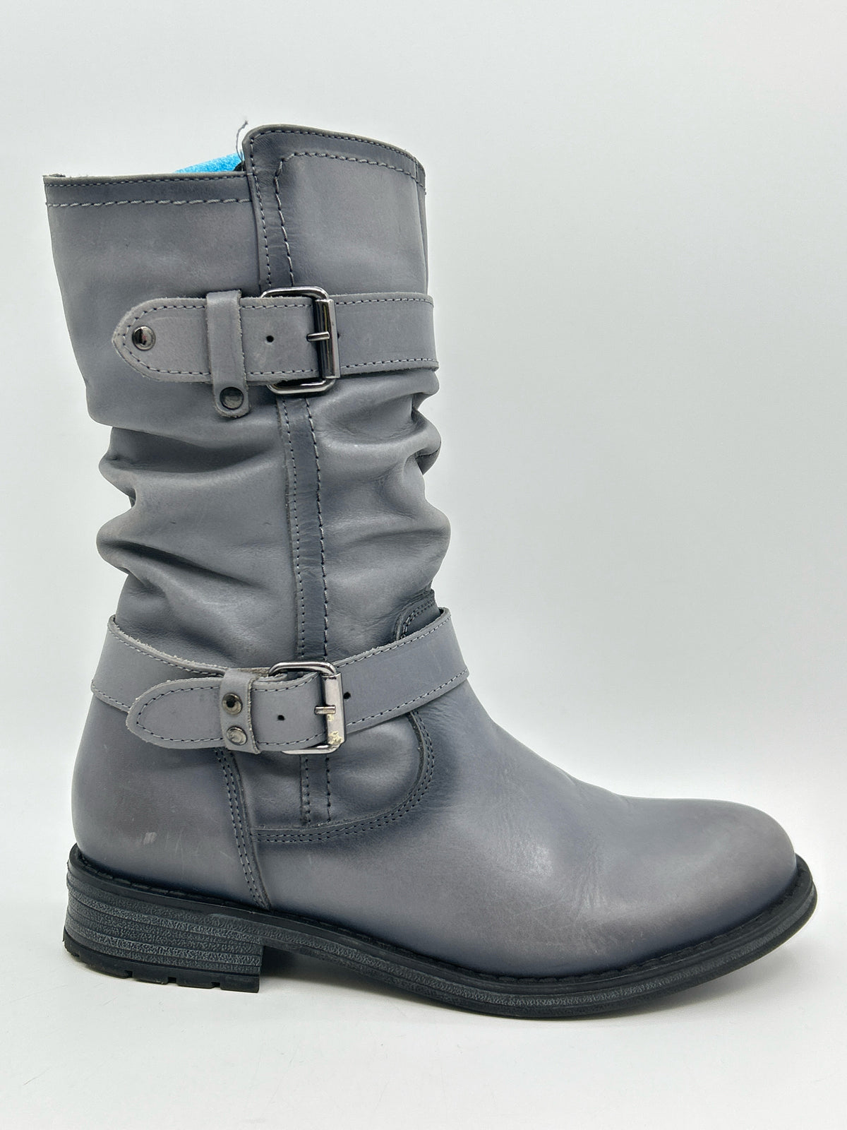 ERIC MICHAEL Size 39/9 Grey Women Boots