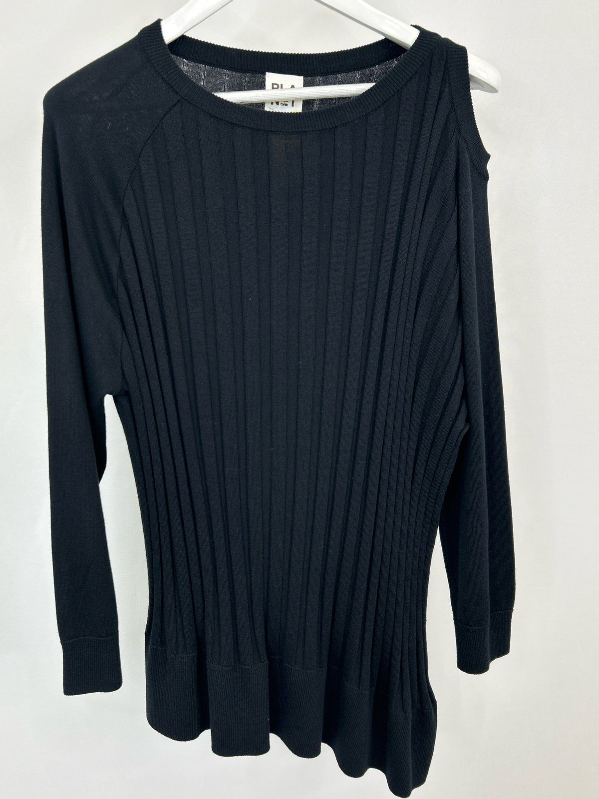 PLANET by Lauren G Size OSFA Black Women Sweater