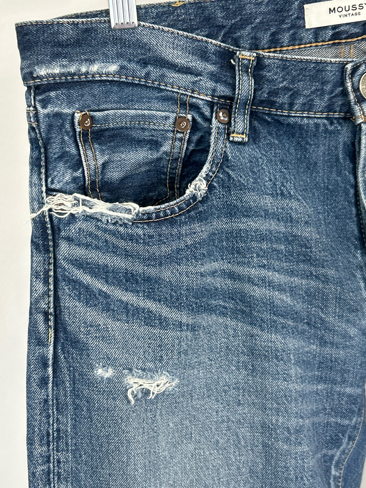 Moussy Size 31 BLUE DENIM Women jeans