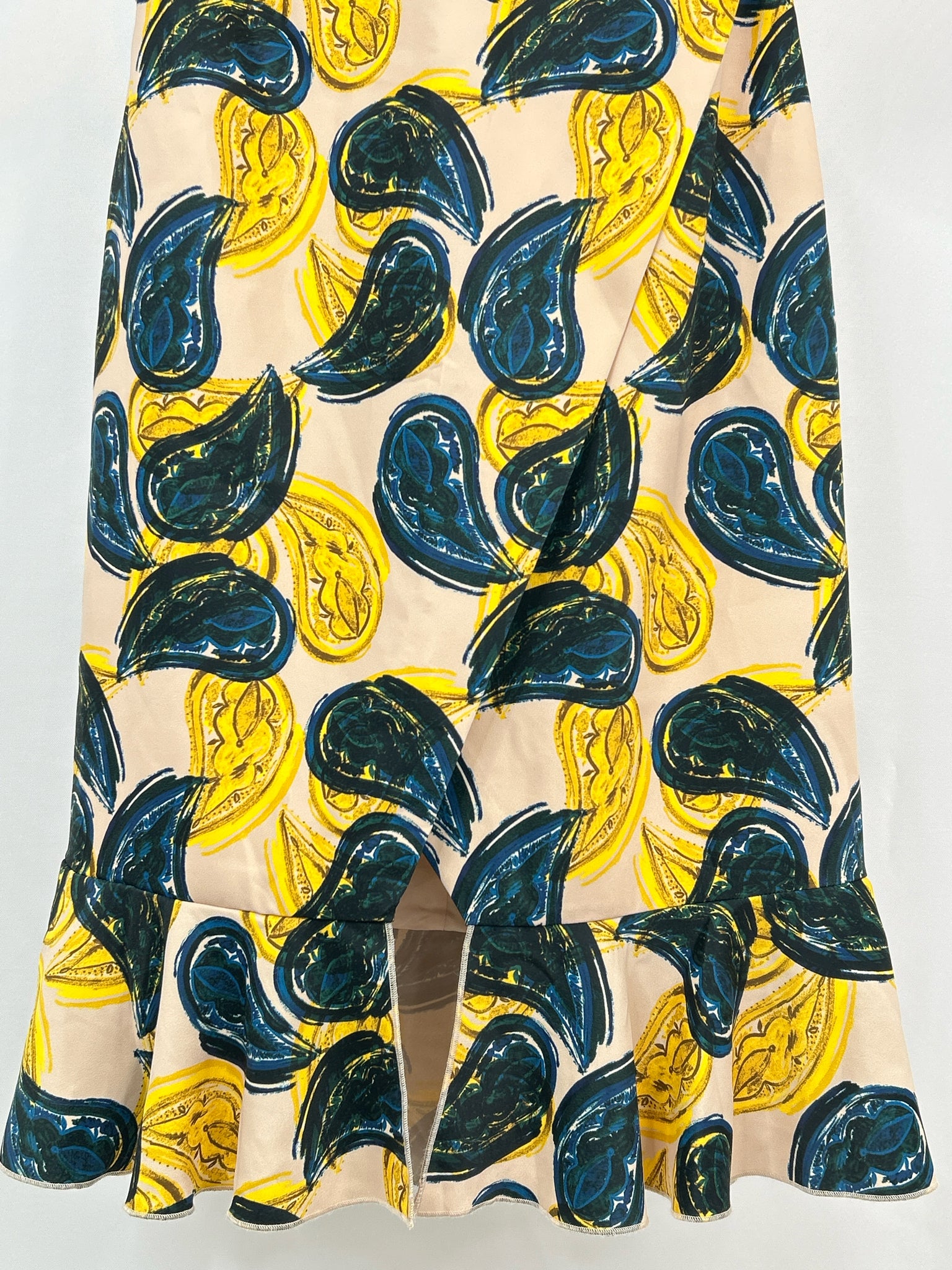 C/MEO COLLECTIVE Size M blue & yellow Women Dress