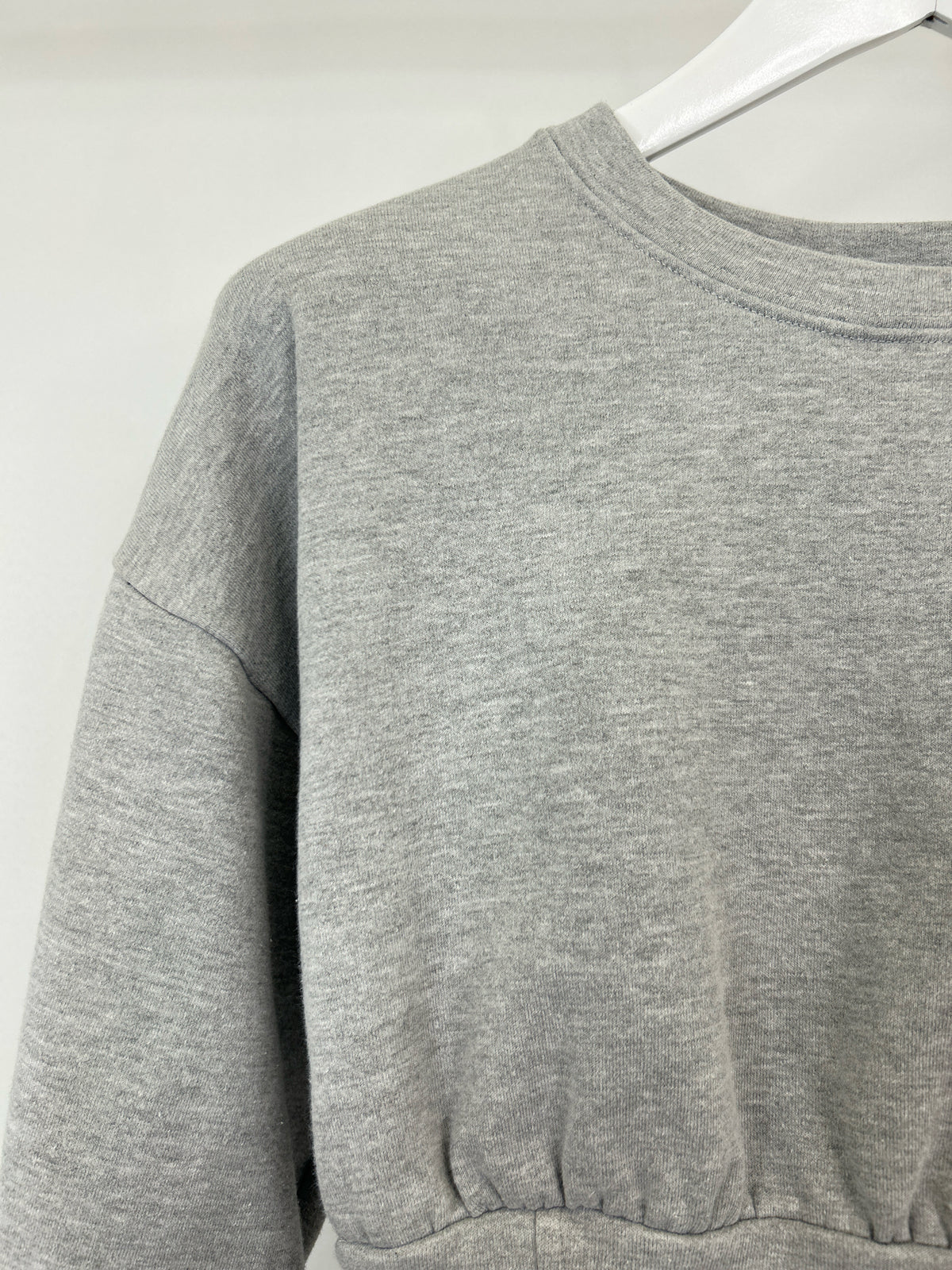 GOOD AMERICAN Size L HEATHER GRAY Women Pullover