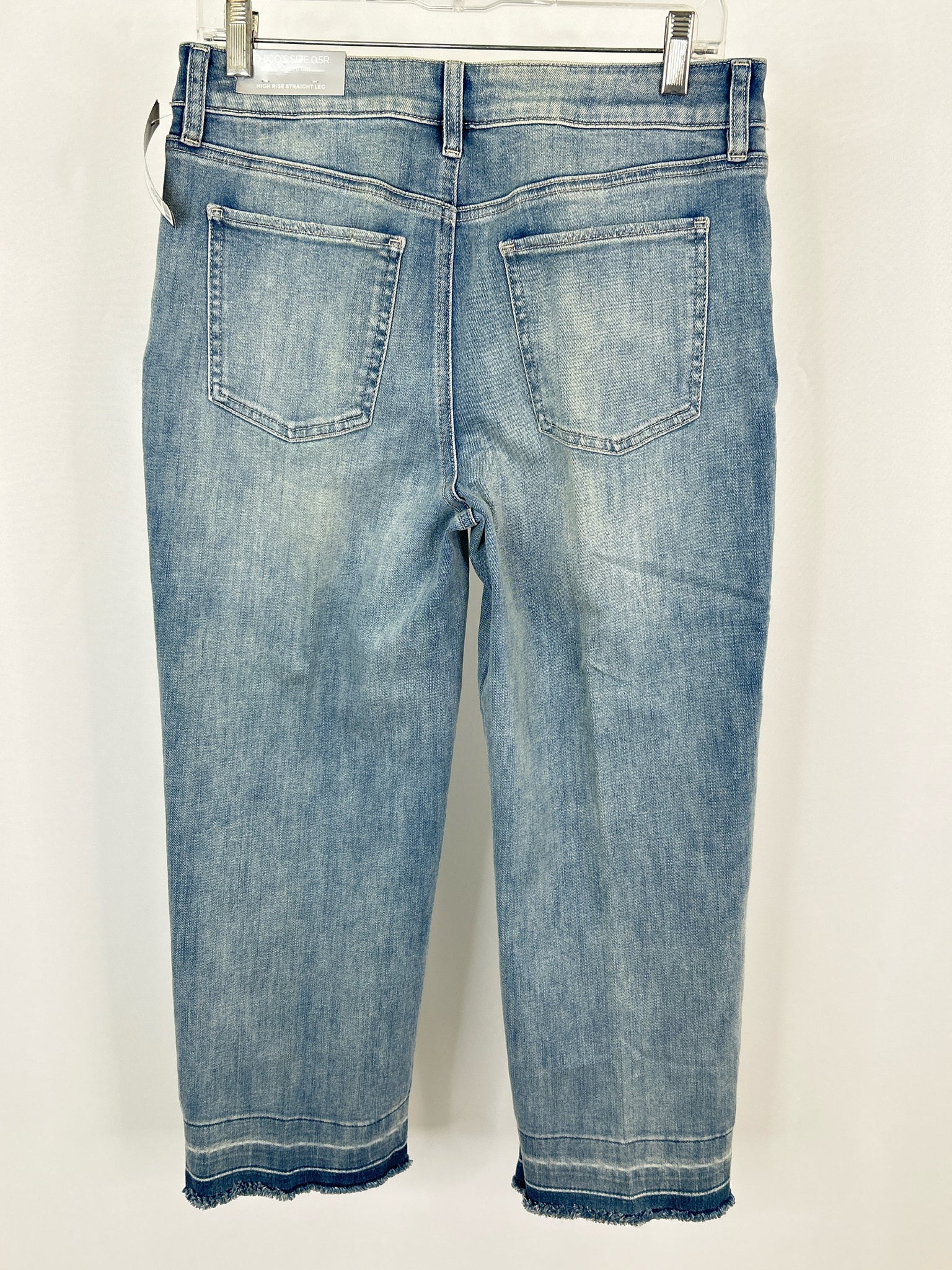 CHICO'S Size 6 LIGHT BLUE DENIM Women jeans