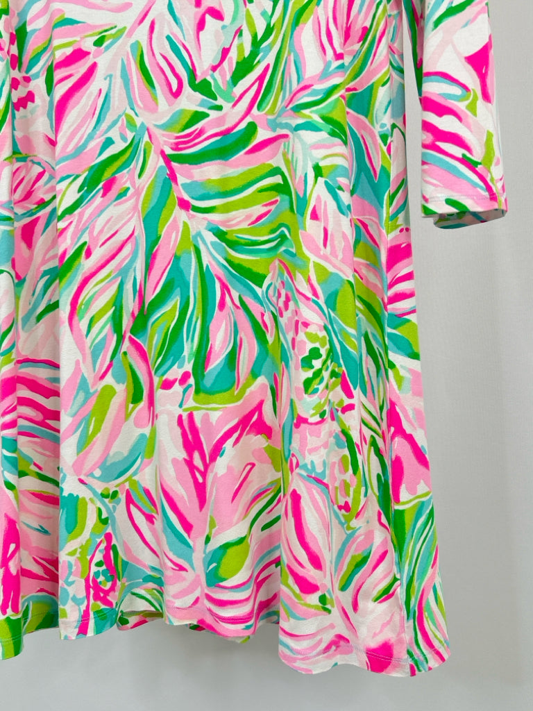 LILLY PULITZER Size S Pink and green Women's Dress