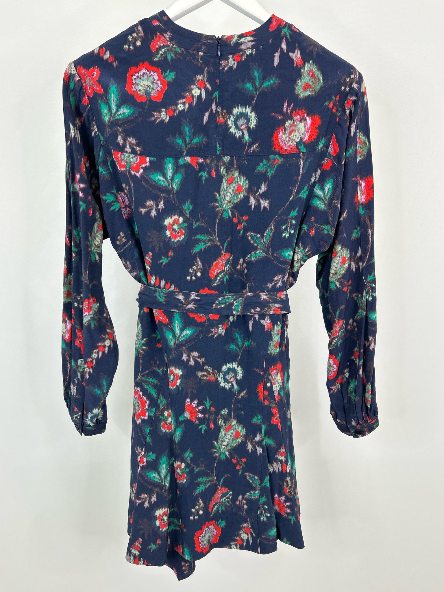 DEREK LAM Size M Blue Print Women Dress