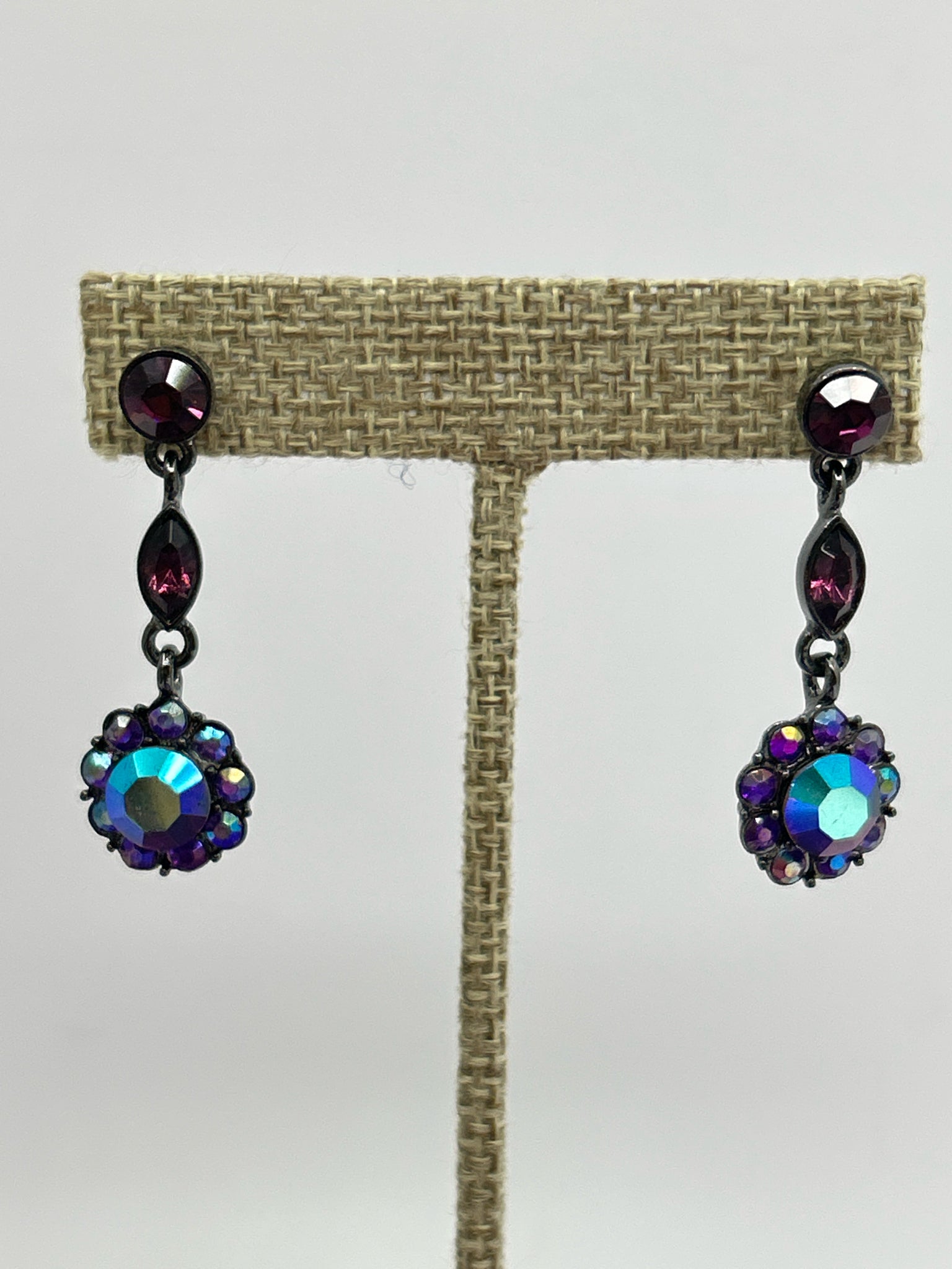 SUZANNE SOMERS Black & Purple Jewelry Set
