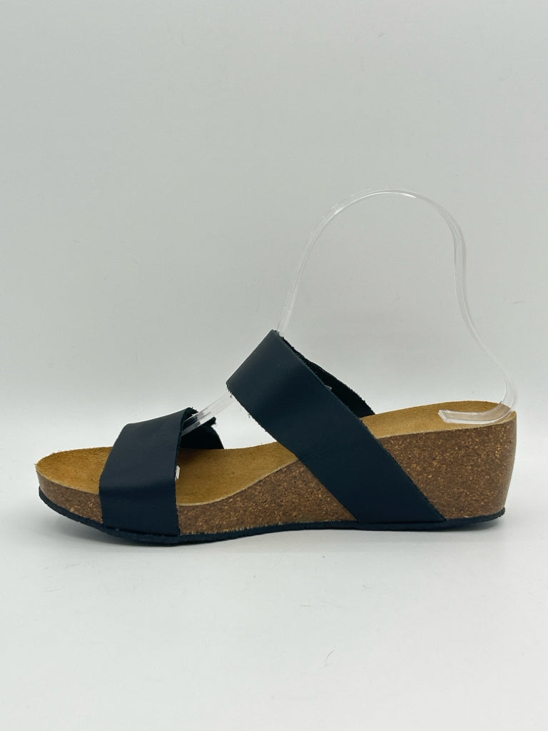 LOLA SABBIA Size 38 Black Sandal