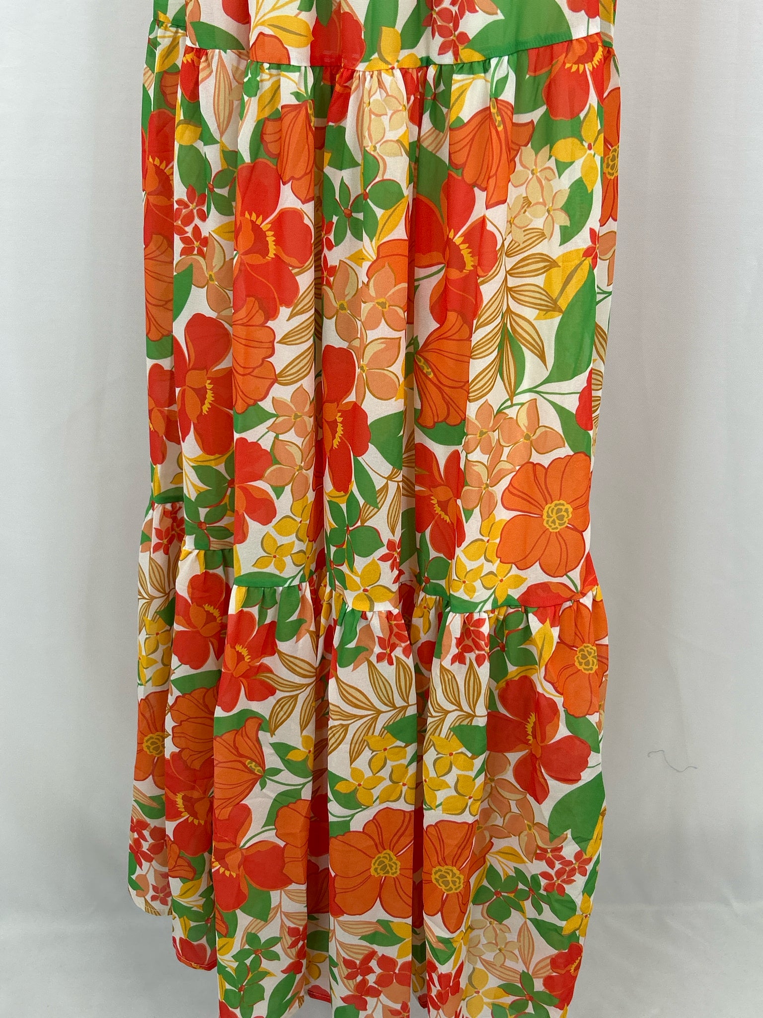 VICI Size S Orange Print Women Dress