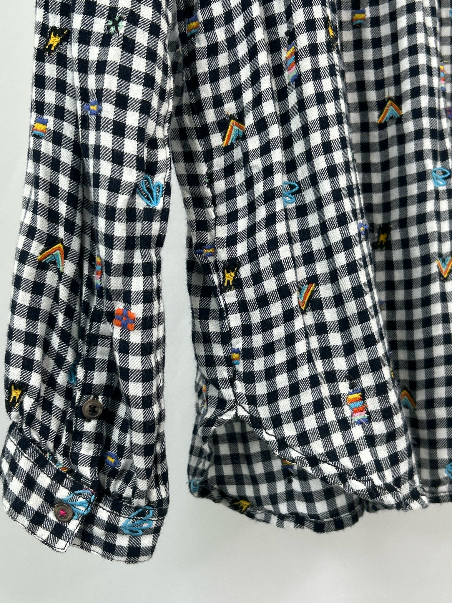 PILCRO Size S Black and White Women Shirt