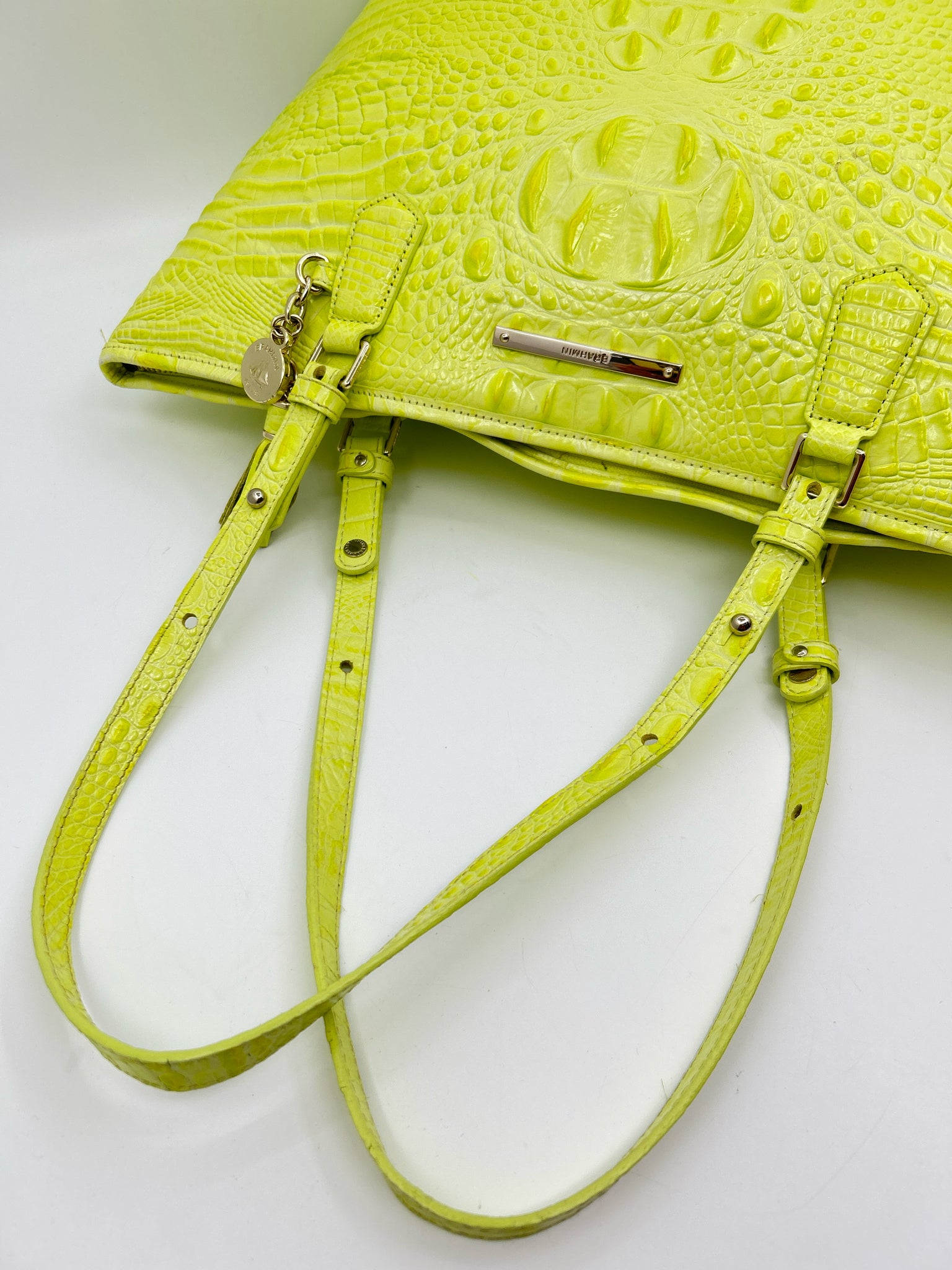 BRAHMIN Yellow Women Tote