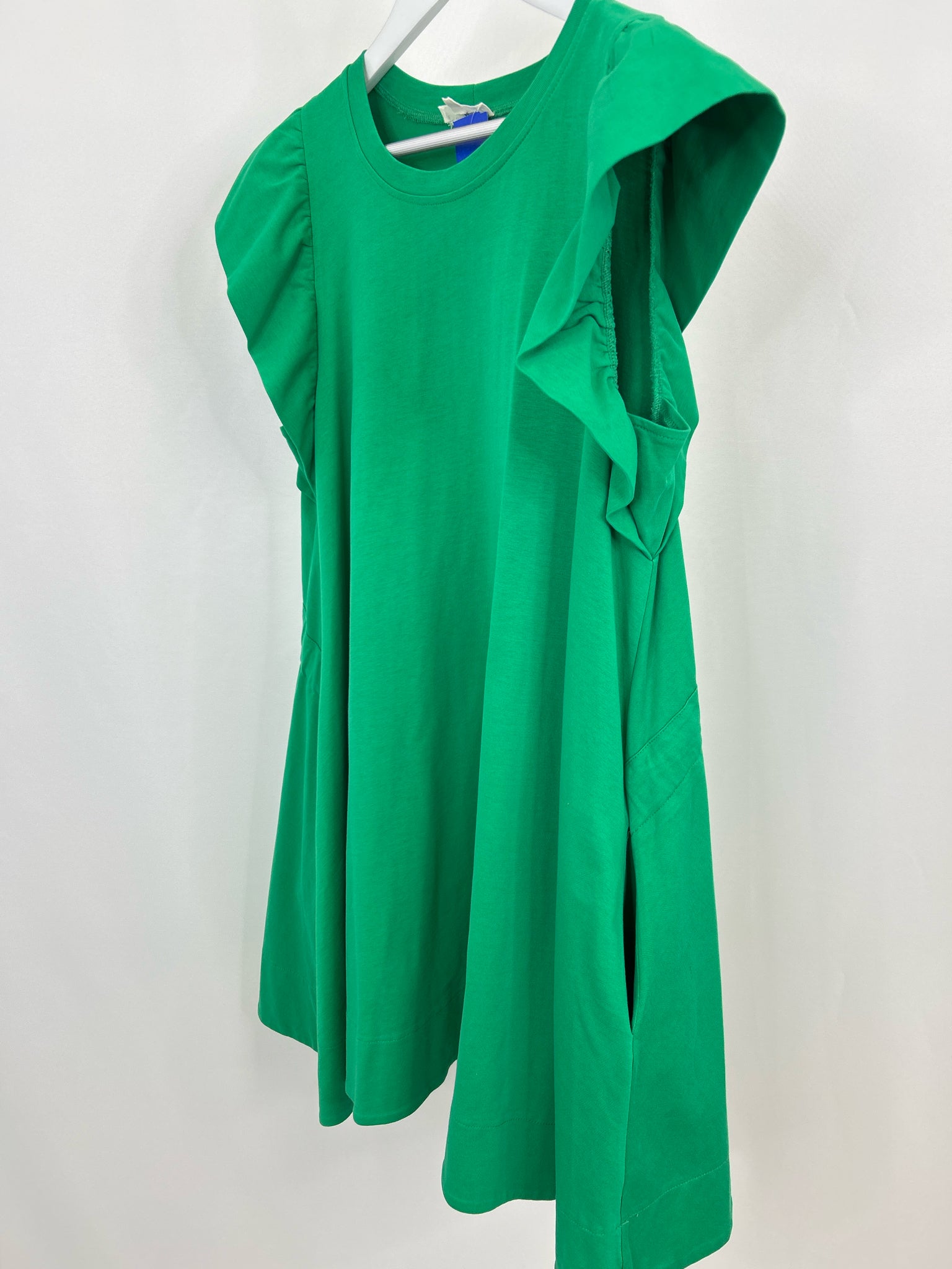 ENTRO Size M Green Women Dress