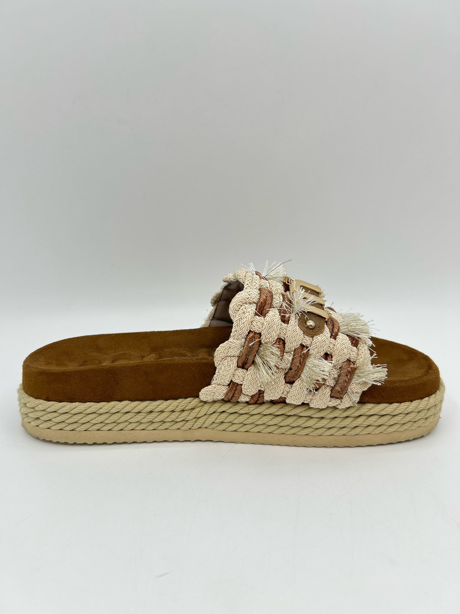 Mou Monoband Size 9 Beige Women Sandal