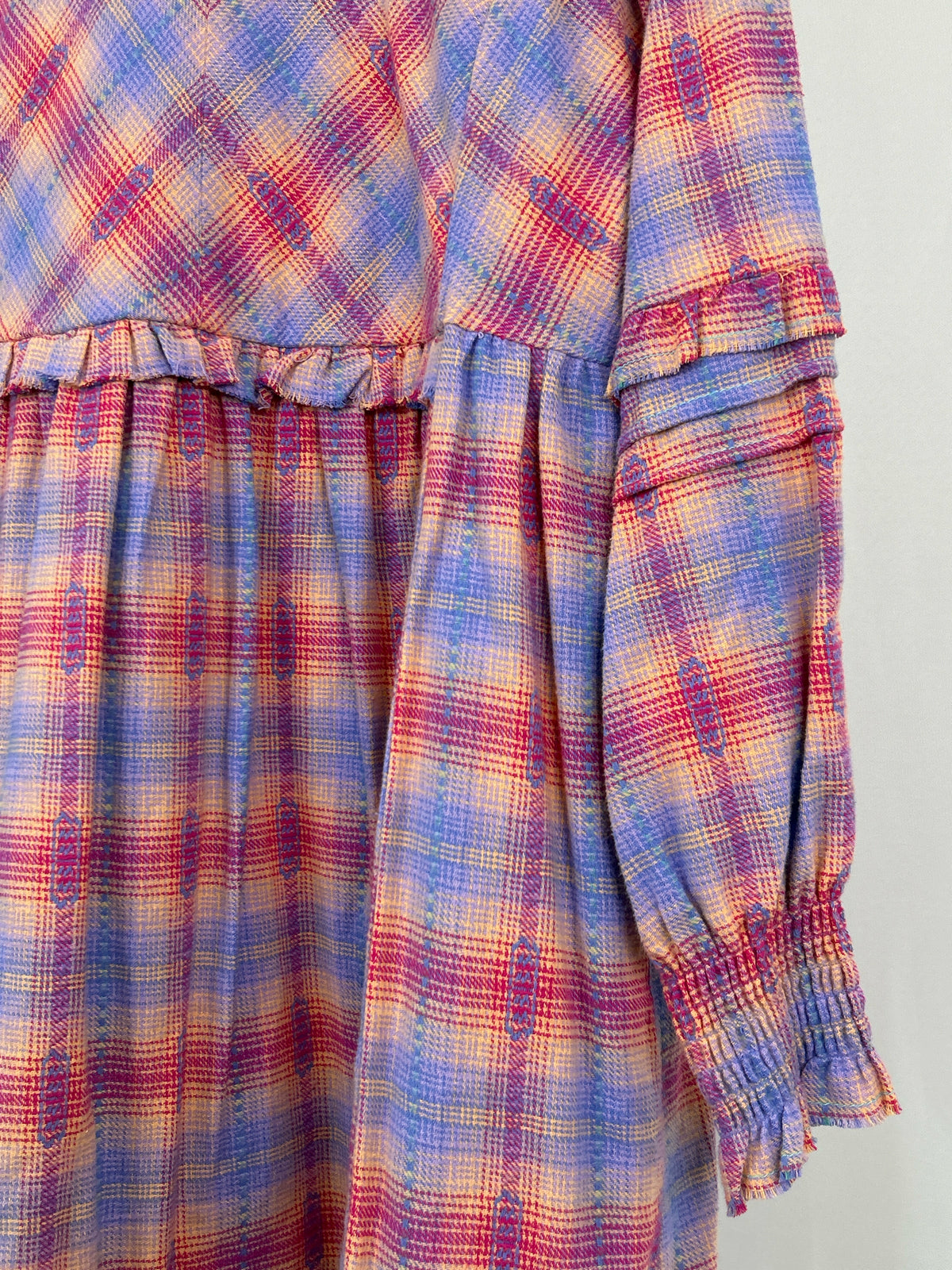 FREE PEOPLE Size M PINK & BLUE Women Dress