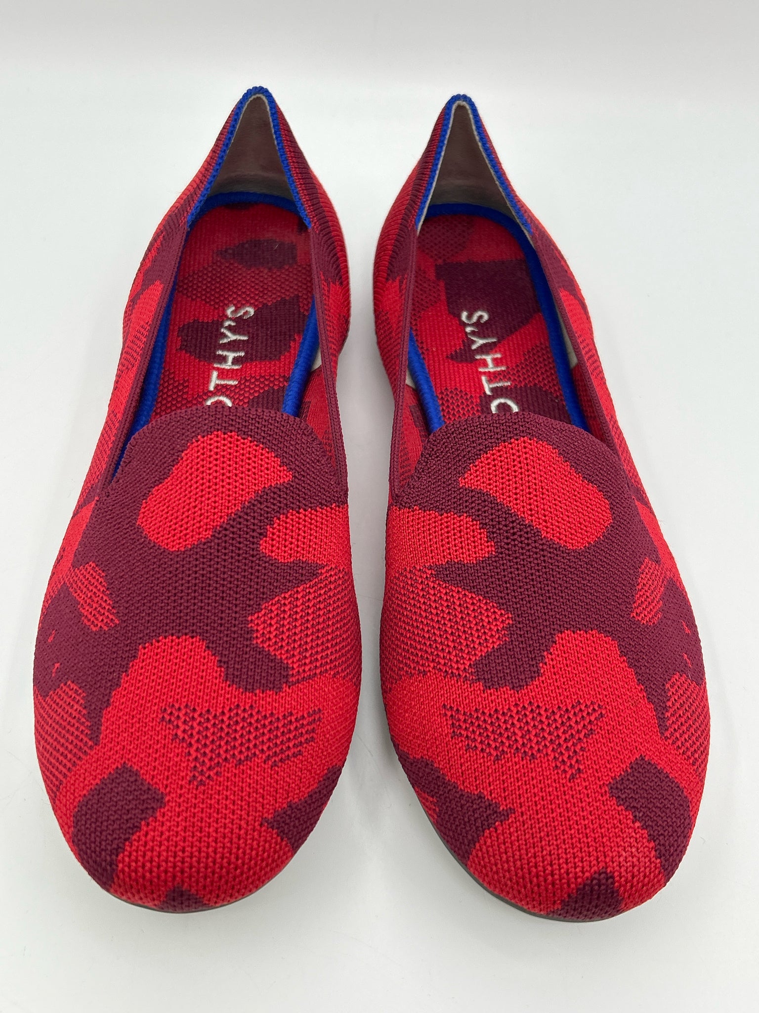 ROTHY'S Size 10 Red Print Women Flats