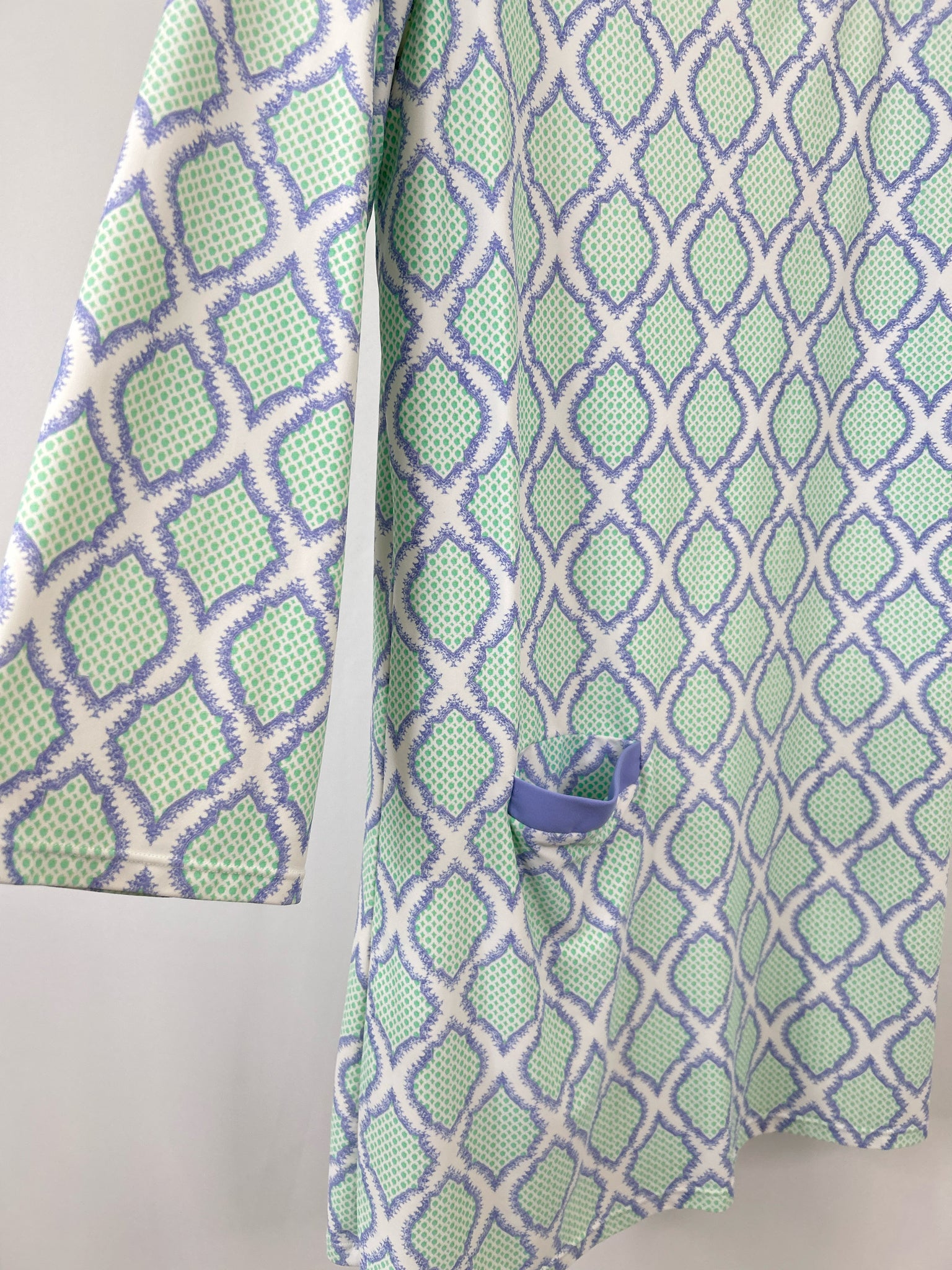 CABANA LIFE Size XL Green and Blue Women Dress
