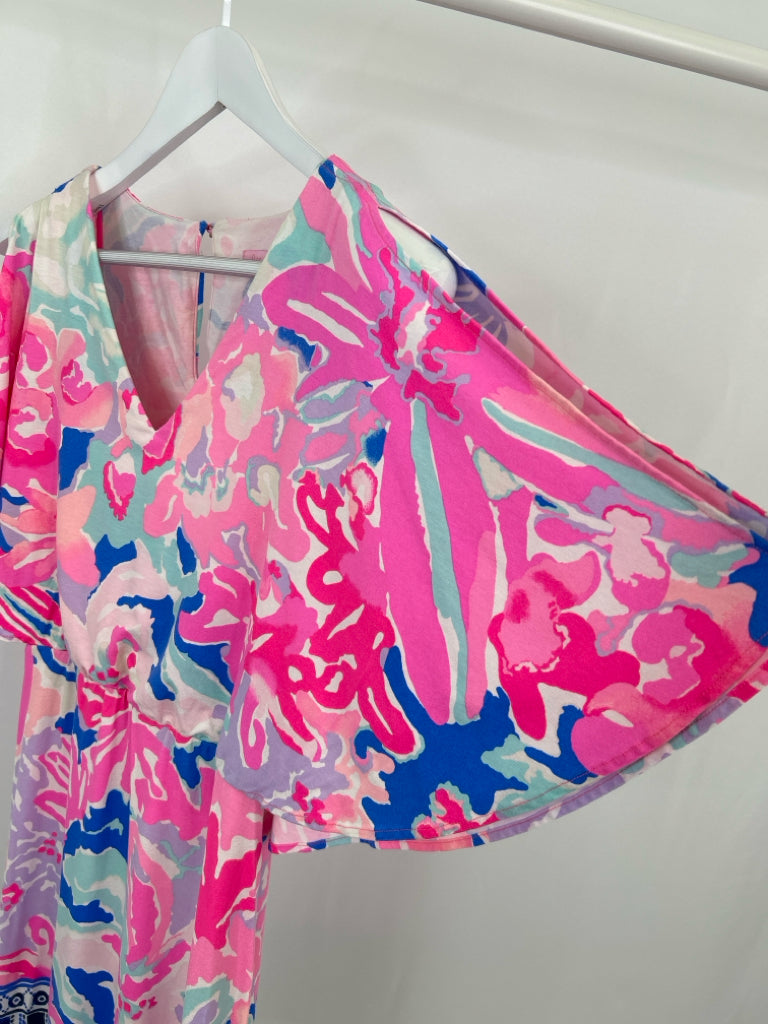LILLY PULITZER Size XS Pink and Blue Women's Dress