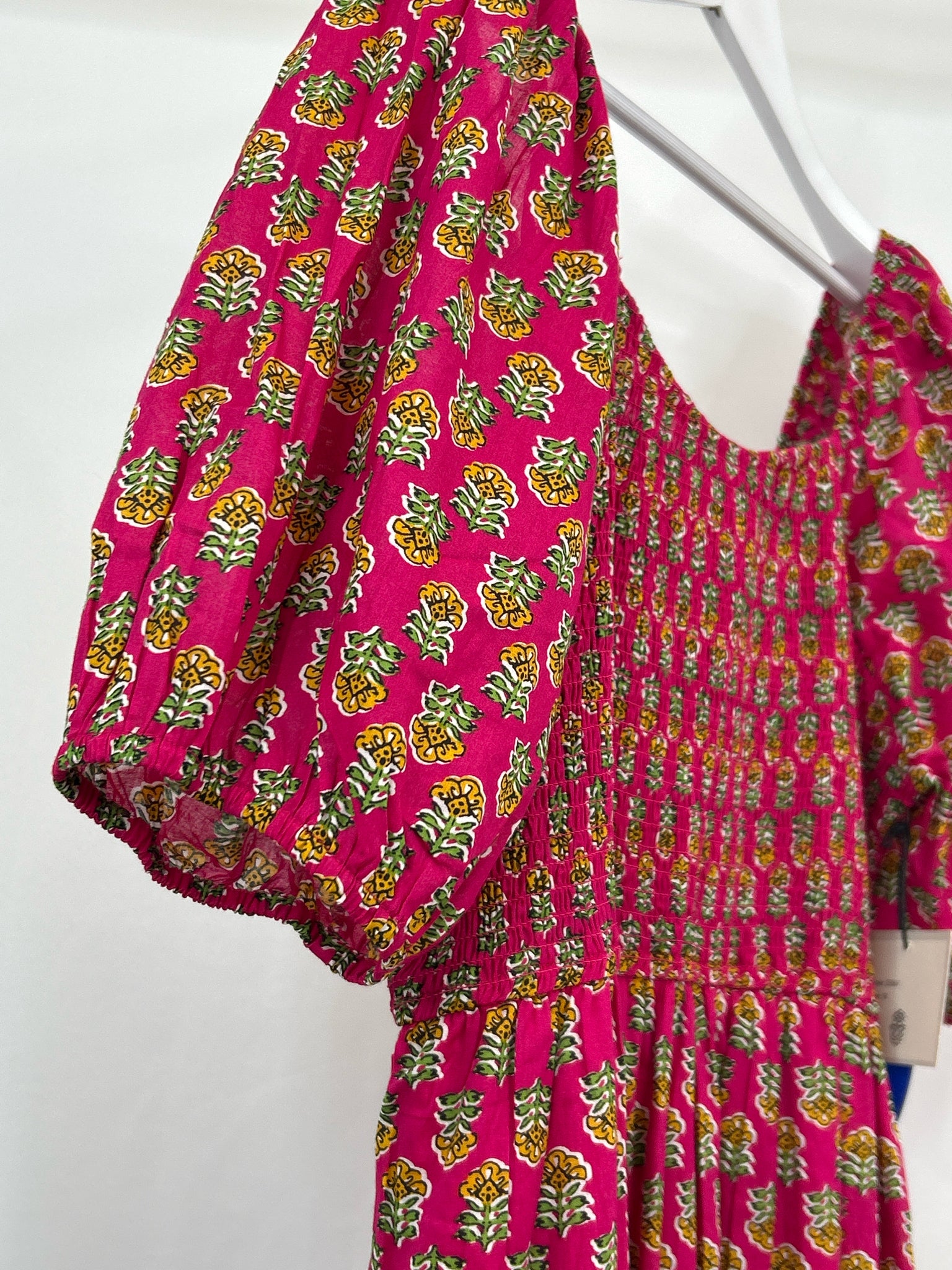 LEA Size 1X Pink Print Women Dress