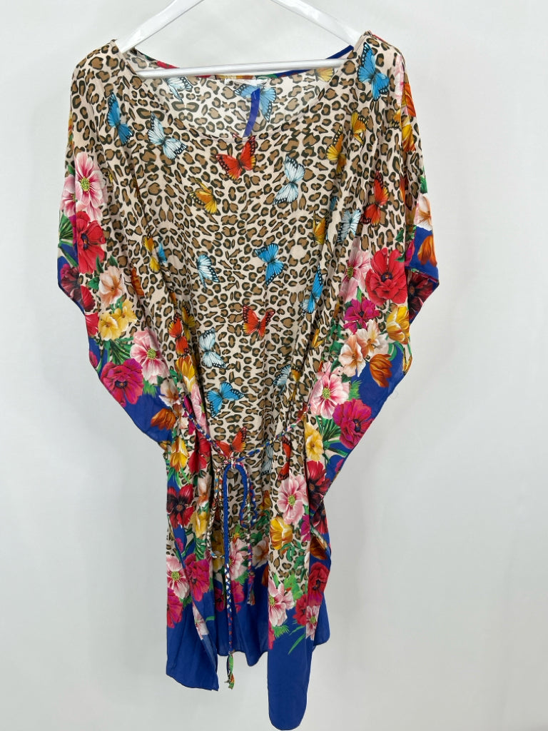 JOHNNY WAS Size 2X Multi-Color Women's Kaftan