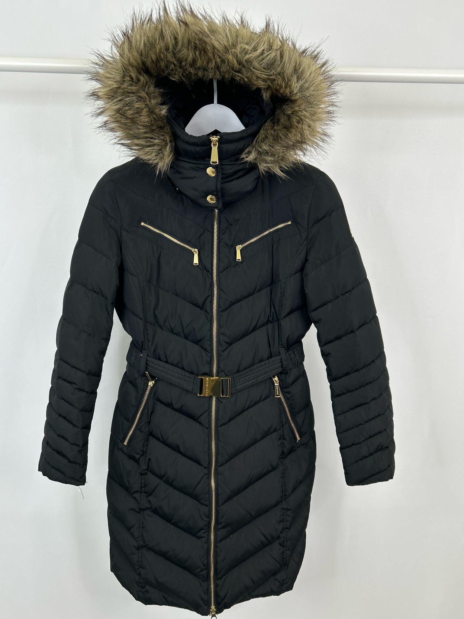 MICHAEL MICHAEL KORS Size S Black Women Coat