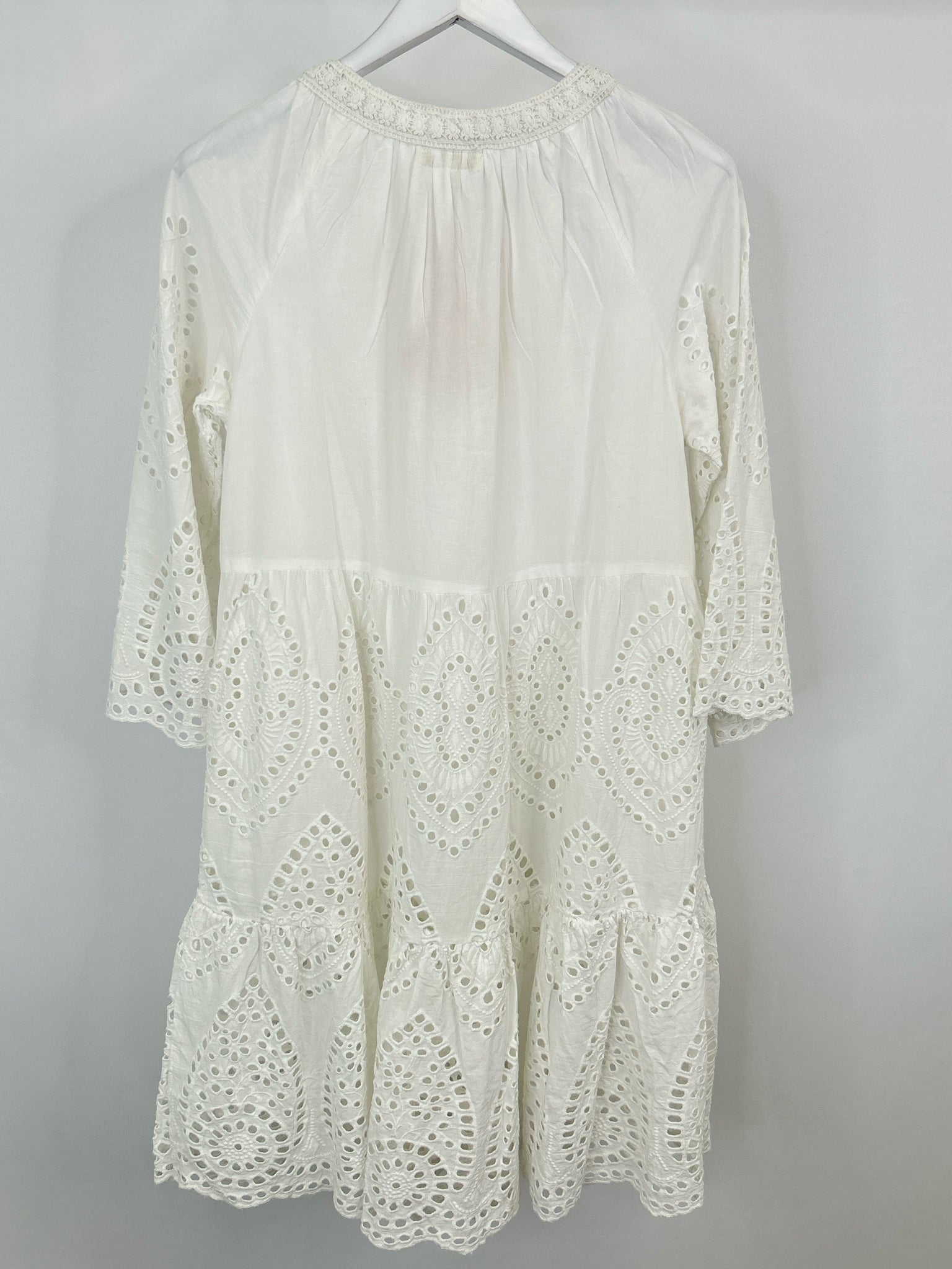 RUBY YAYA Size L White Women Dress NWT