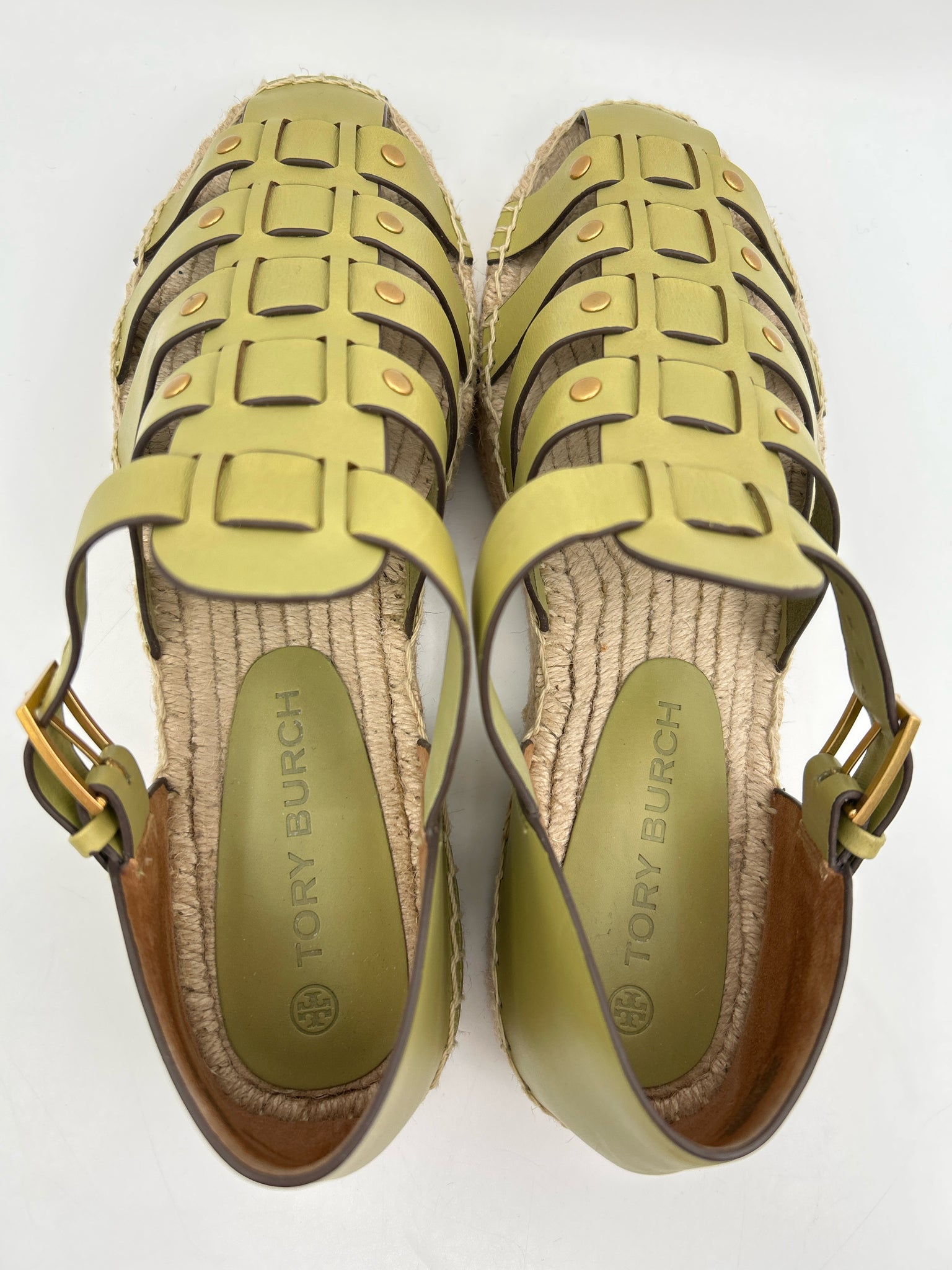 TORY BURCH Size 11 PISTACHIO Women Espadrille
