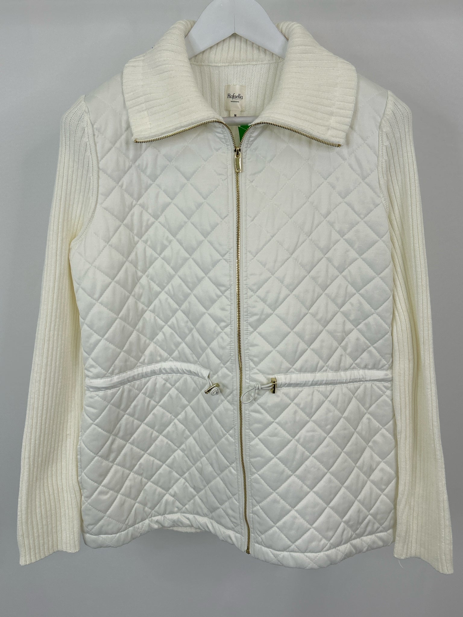 RAFAELLA Size M Off White Women Jacket NWT