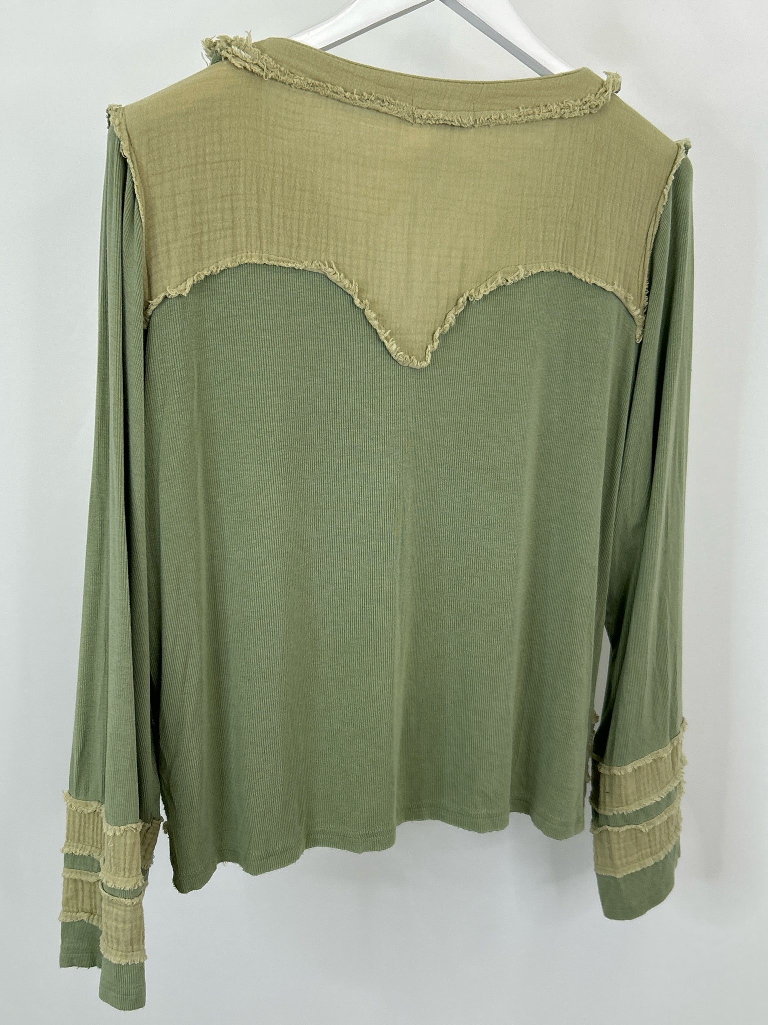 PORTER COLLECTIVE Size S Green Women Top