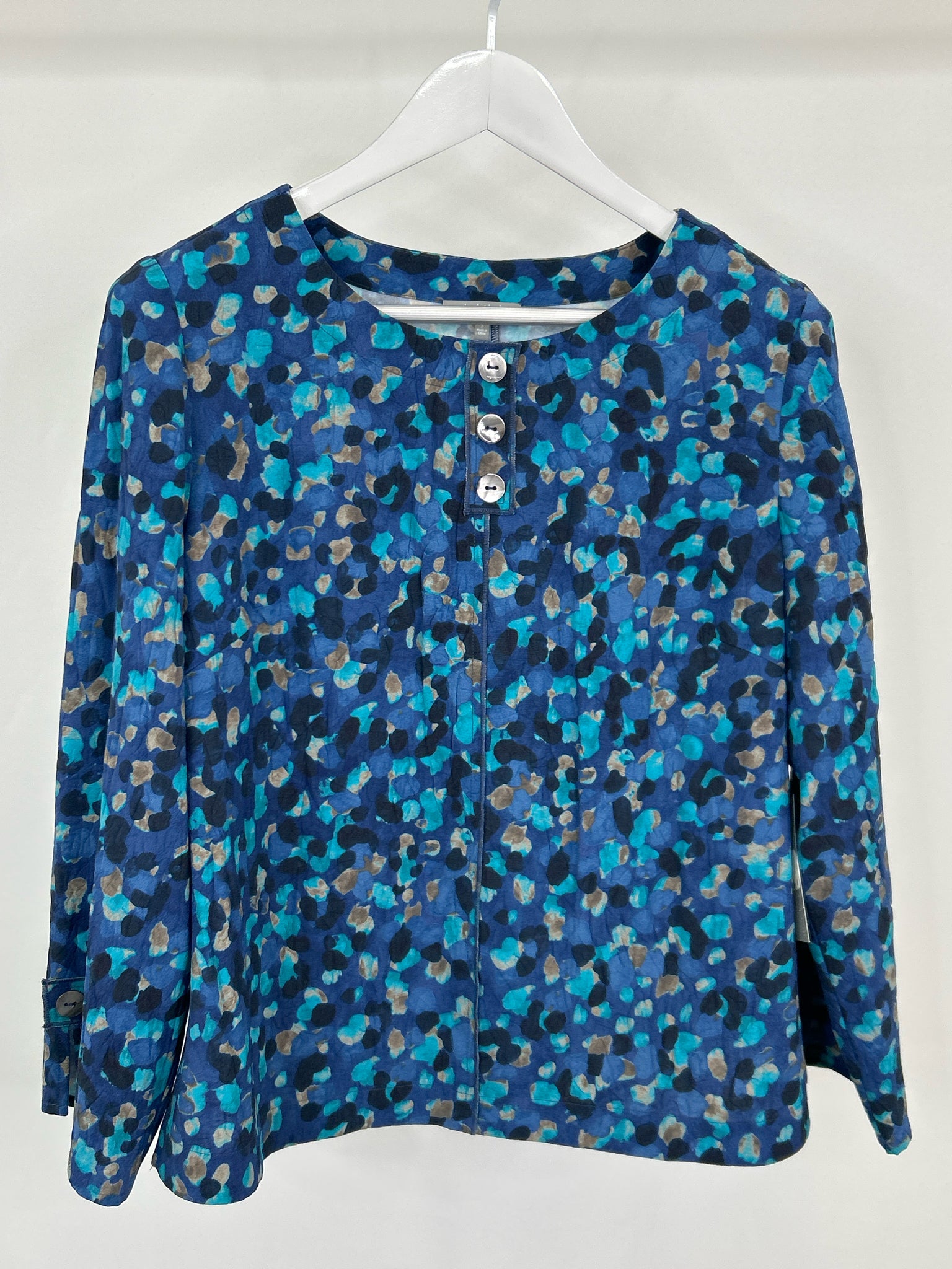 HABITAT Size S Blue Print Women Top