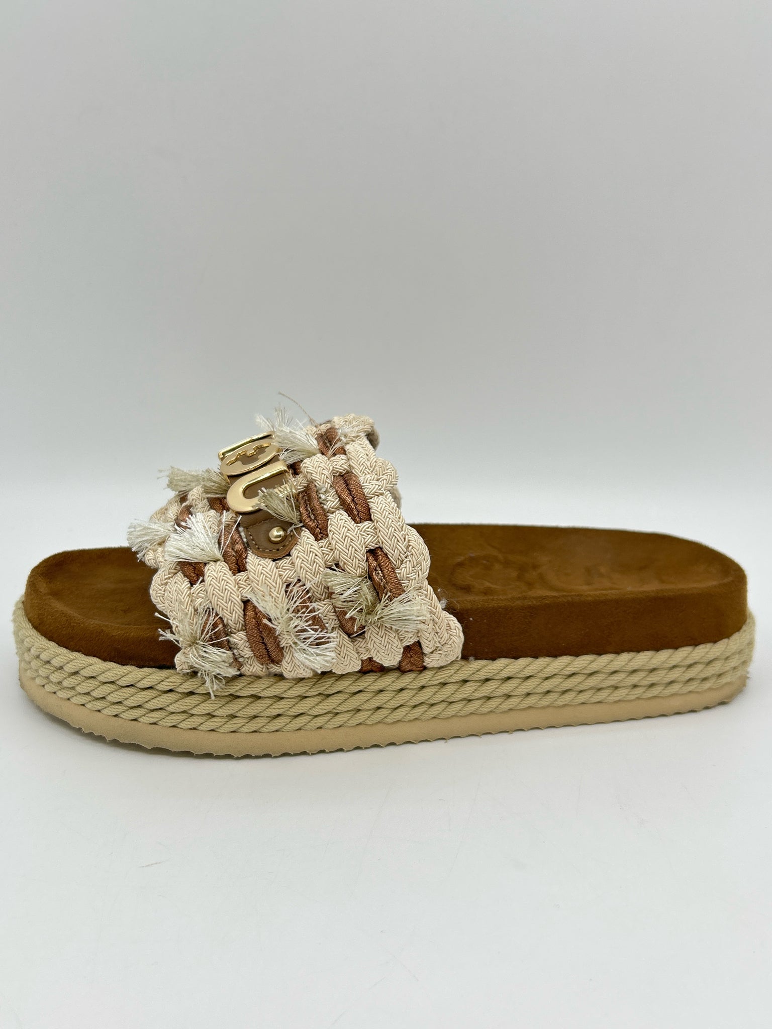 Mou Monoband Size 9 Beige Women Sandal