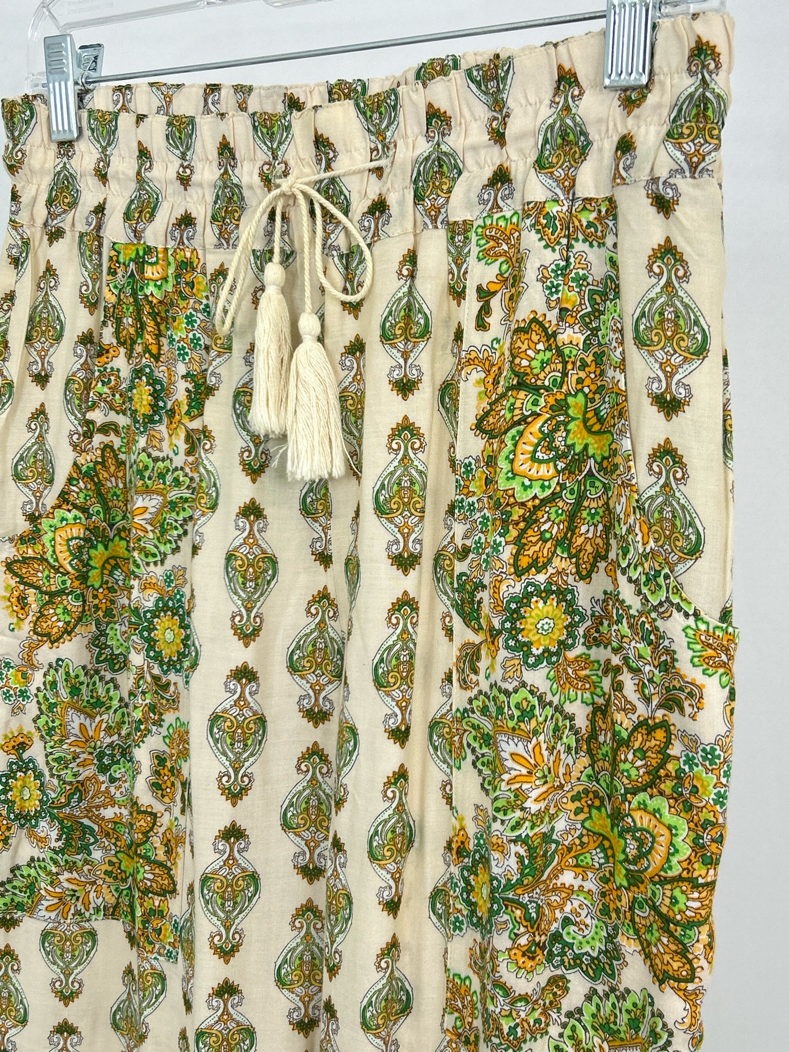 ARATTA SILENT JOURNEY Size S Beige Print Women Pants