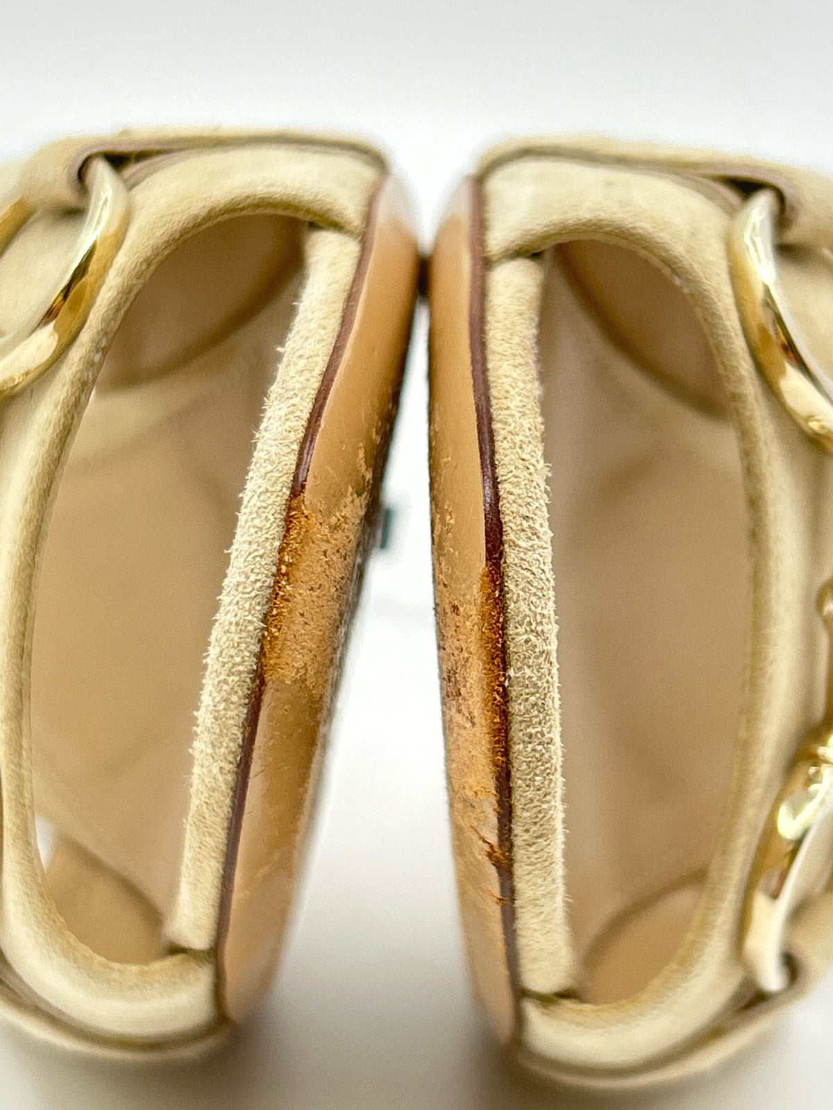 GUCCI Size 8.5B Beige Women Pumps