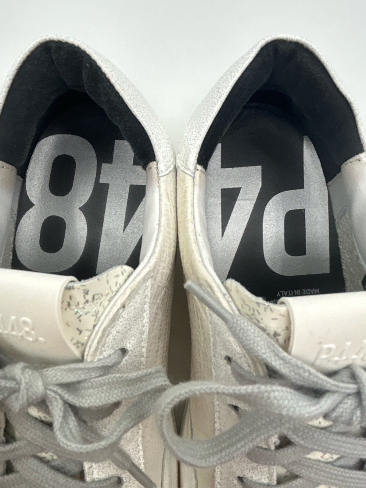 P448 Size 39/8 White Women Sneakers