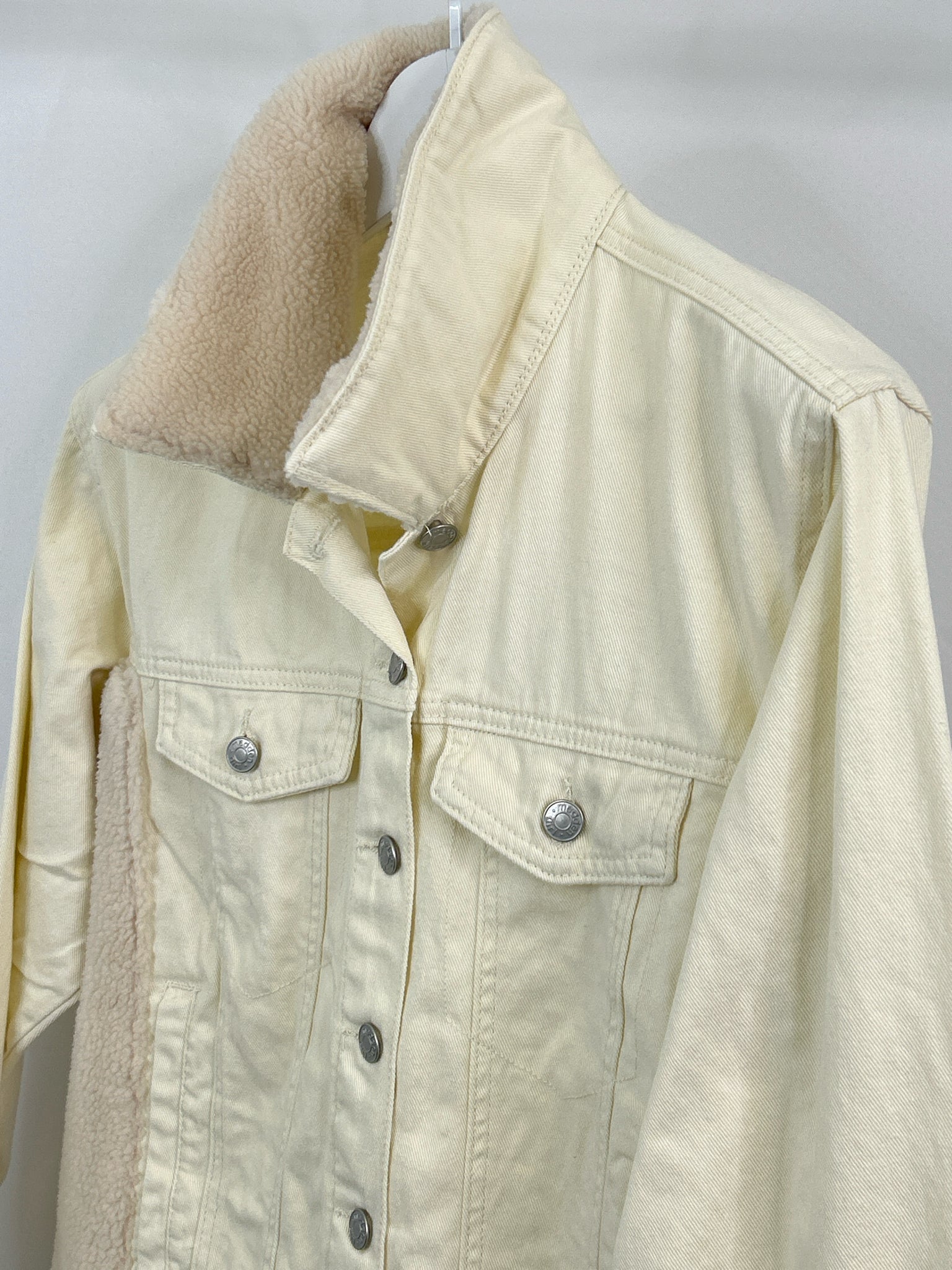 MADDEN GIRL Size S Cream Women Jacket
