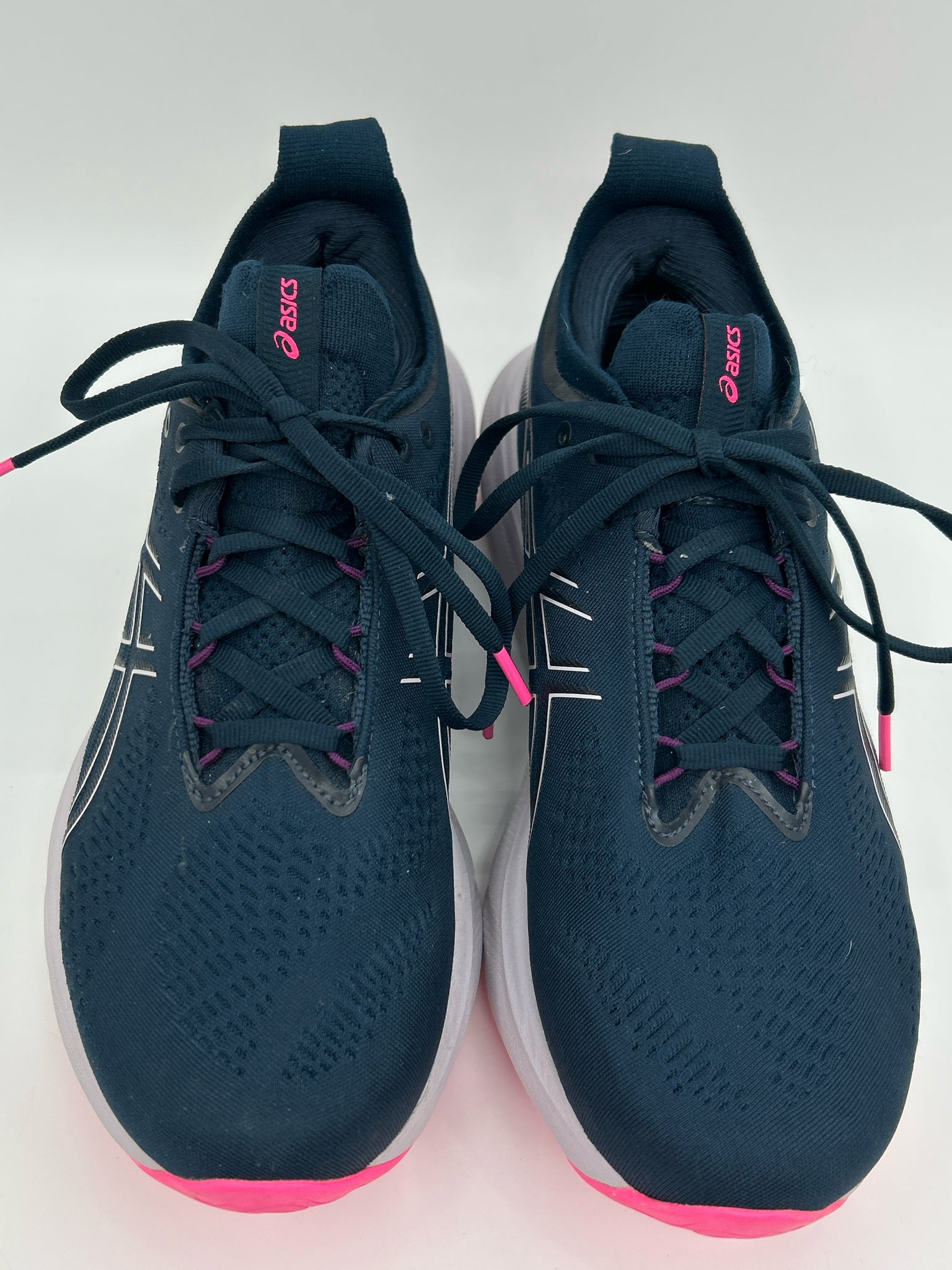 ASICS Size 10 Navy Women Sneakers
