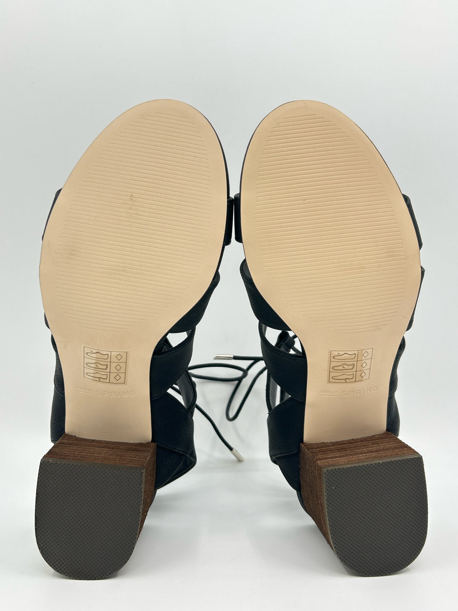 CALL IT SPRING Size 8.5 Black Women Sandal