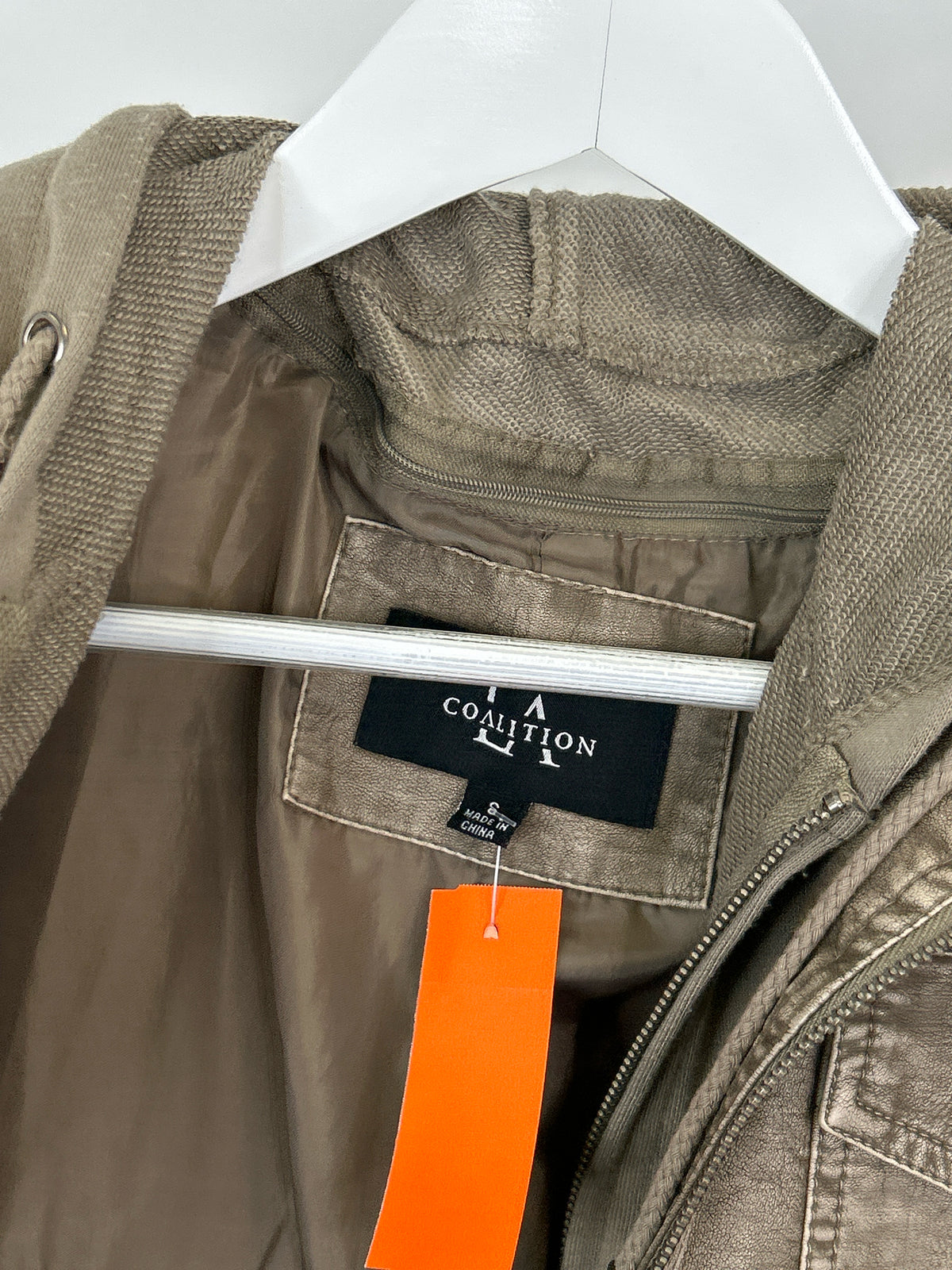 LA COALITION Size S Gray Women Jacket