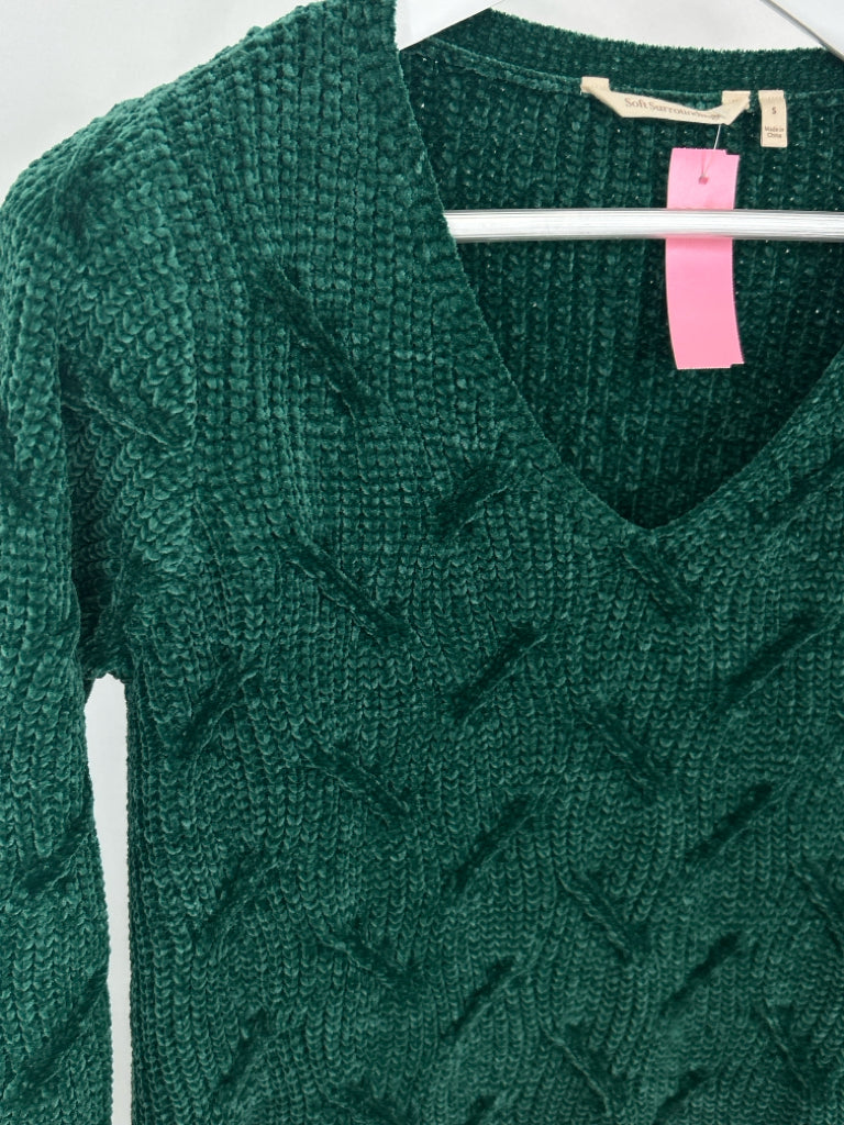 SOFT SURROUNDINGS Women Size S Green Sweater