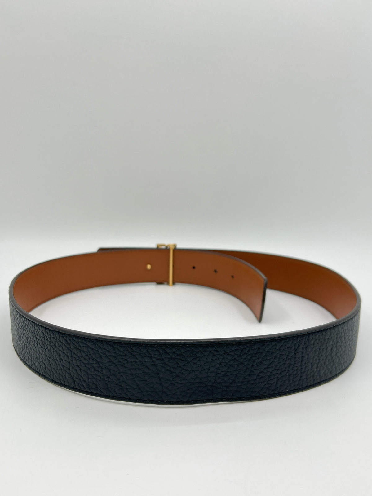 TORY BURCH BLACK AND TAN Belt