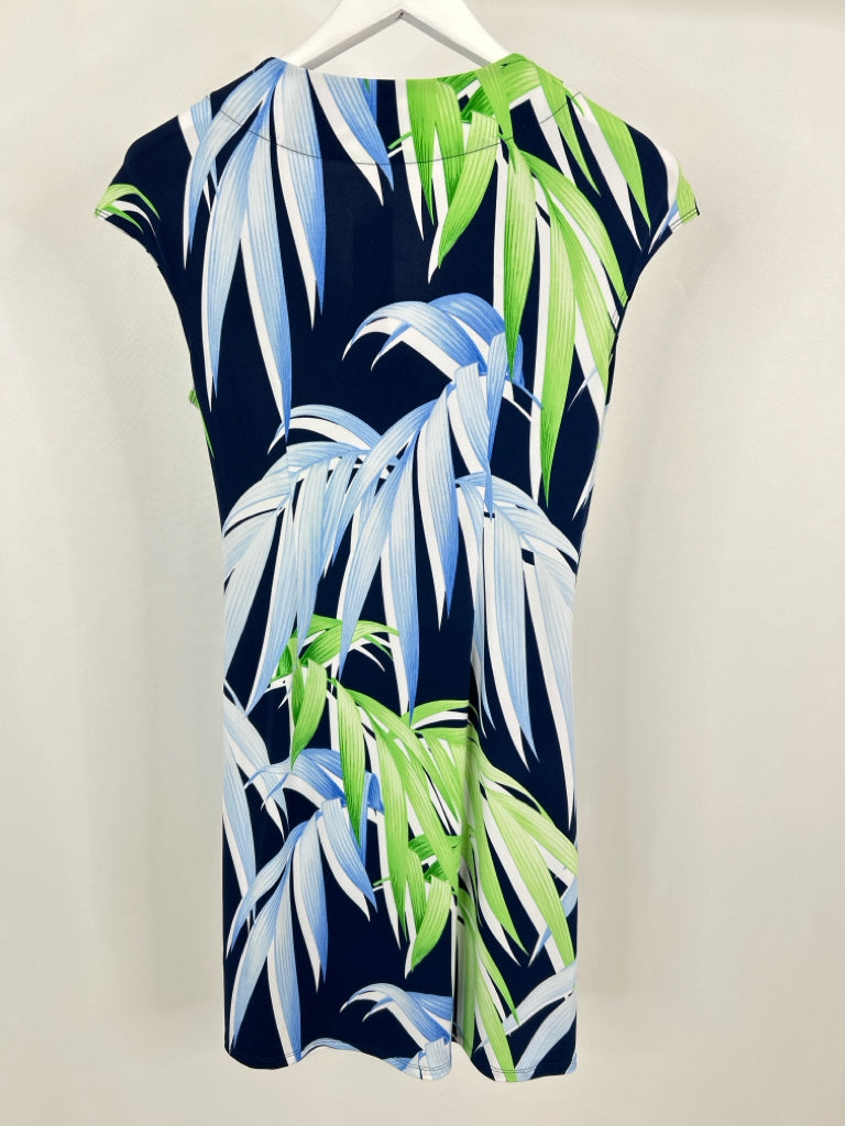 TOMMY BAHAMA Size M Navy and Green Women's Dress NWT