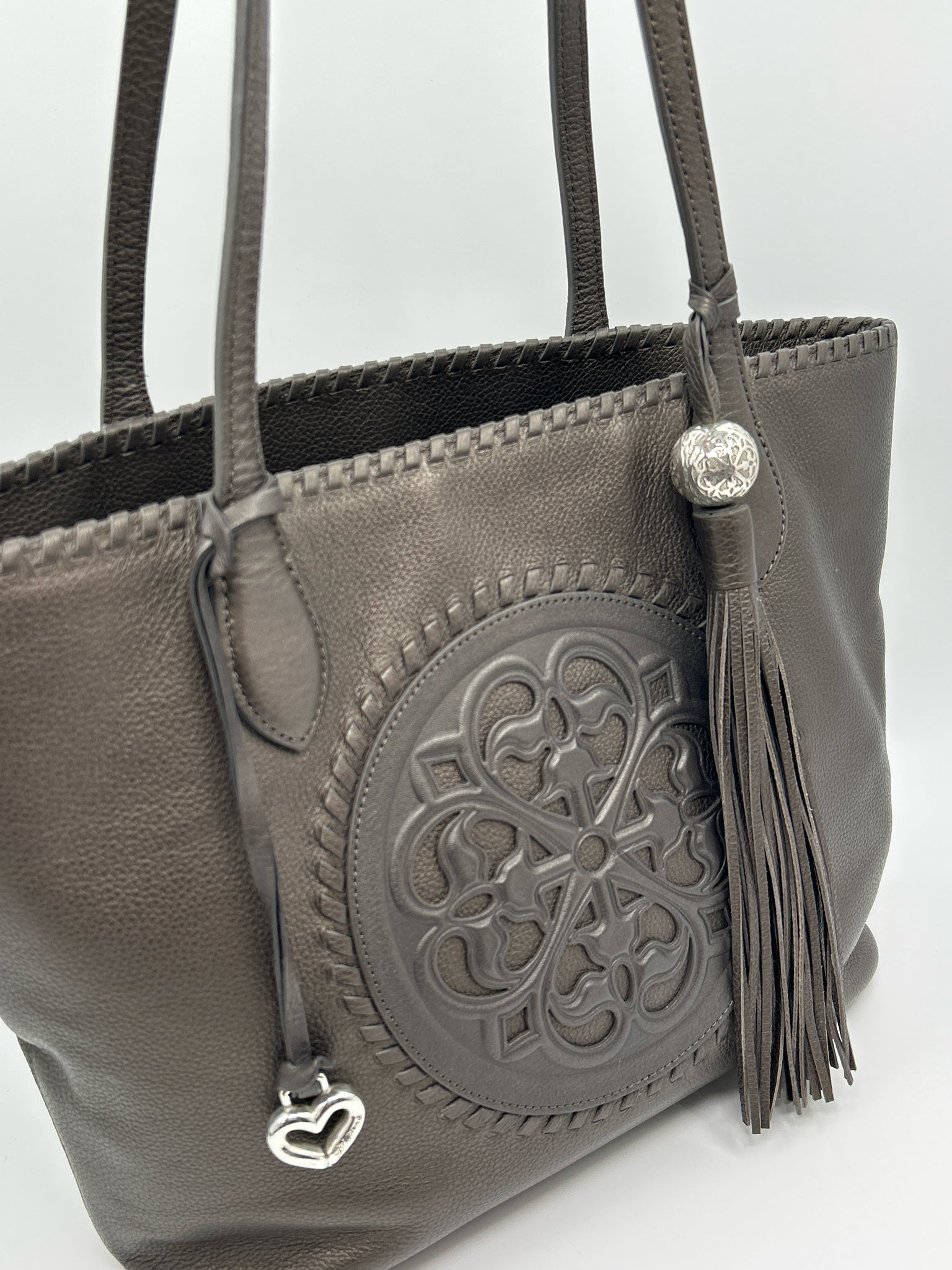 BRIGHTON Pewter Women Tote