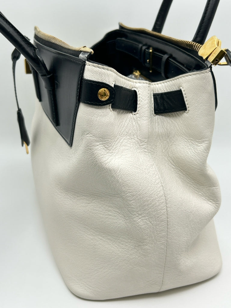 TOM FORD White & Black Purse